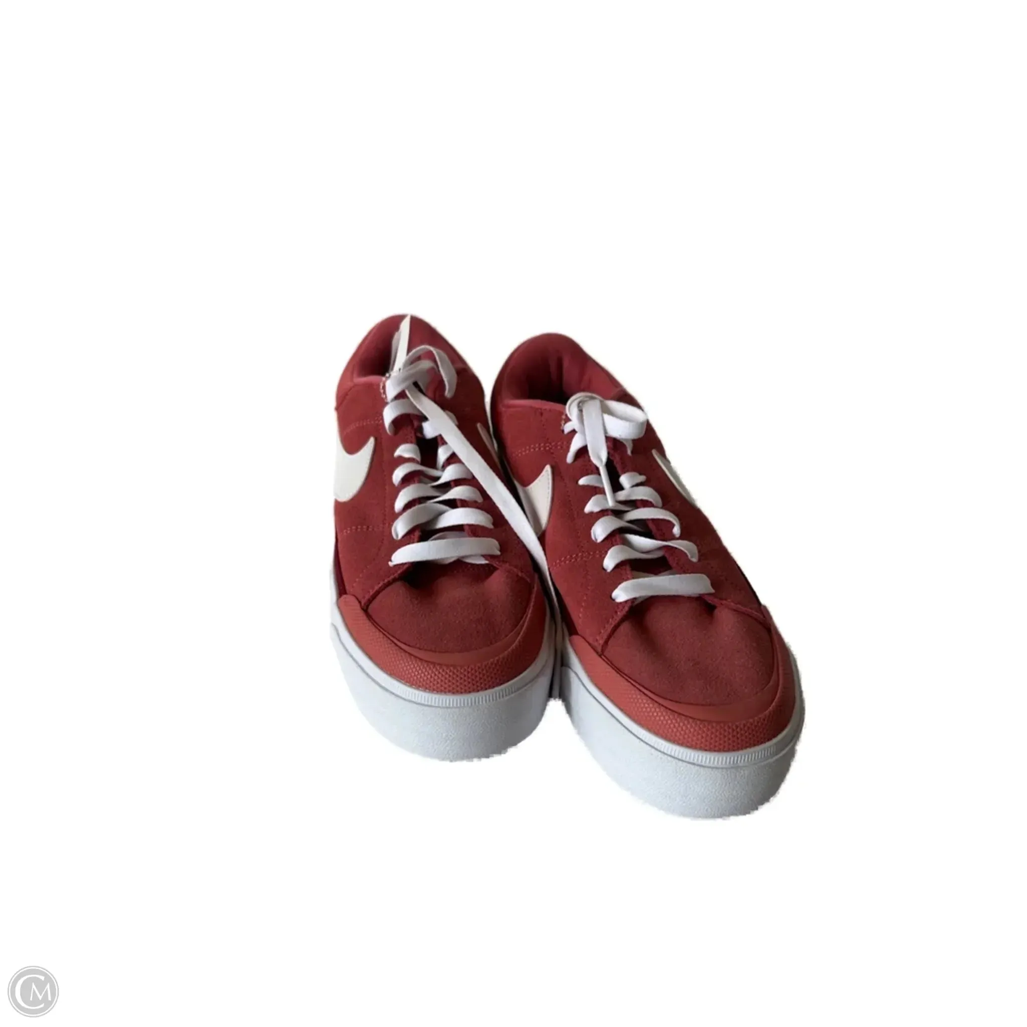 Cushioned Ankle Support Customizable Insoles Shoes Sneakers By Nike In Pink & White, Size: 9