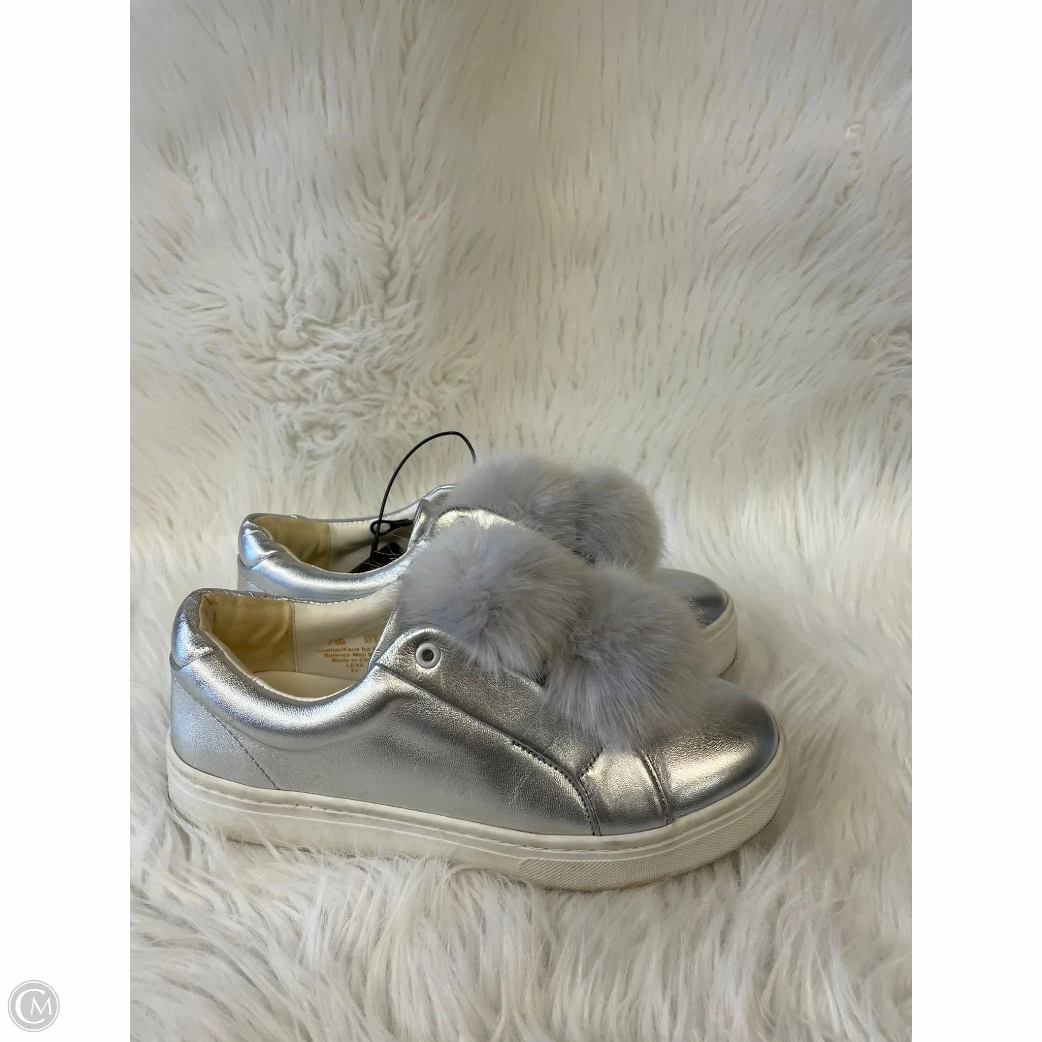 Modern Fit Urban Sport Shoes Sneakers By Sam Edelman In Silver, Size: 7.5