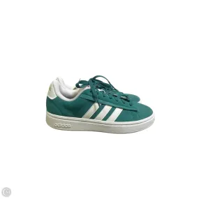 Abrasion Resistant Lining Reinforced Eyelets Shoes Sneakers By Adidas In Green, Size: 7