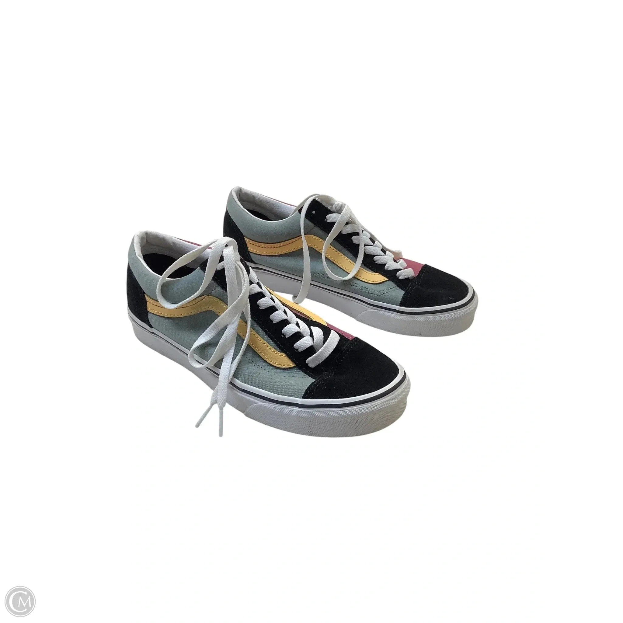 Vegan Leather Construction Shoes Sneakers By Vans In Multi-colored, Size: 8