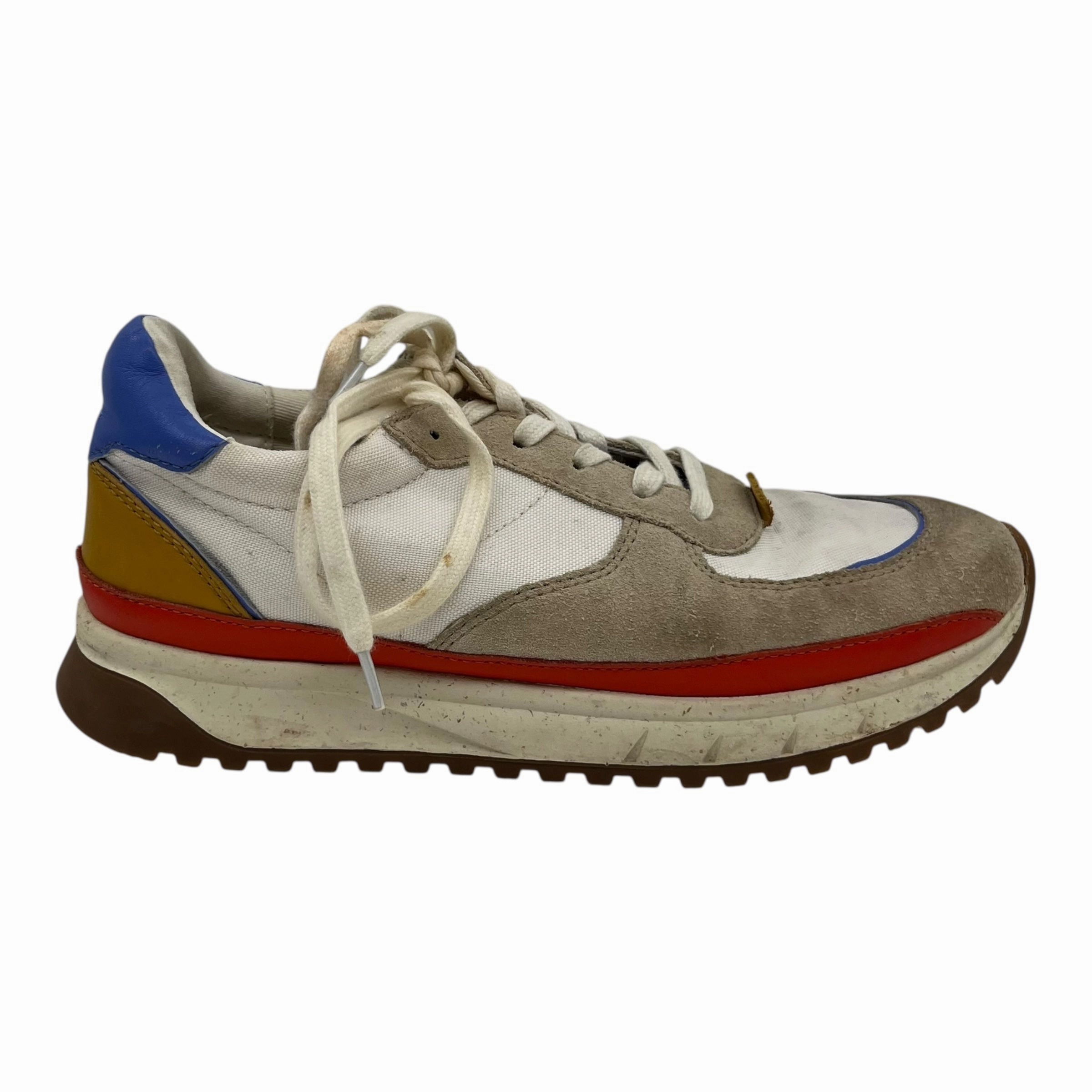 Shoes Sneakers By Madewell In Cream, Size:8 Abrasion Resistant Lining