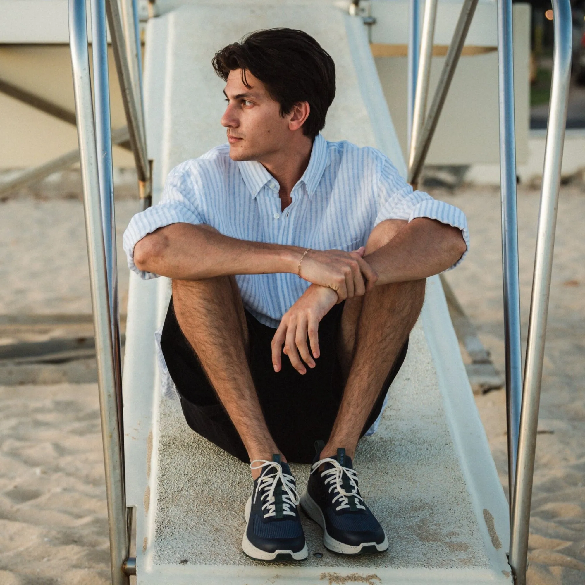 Quick Drying Travel Enthusiasts Urban Style Makiki  -  Trench Blue / Trench Blue