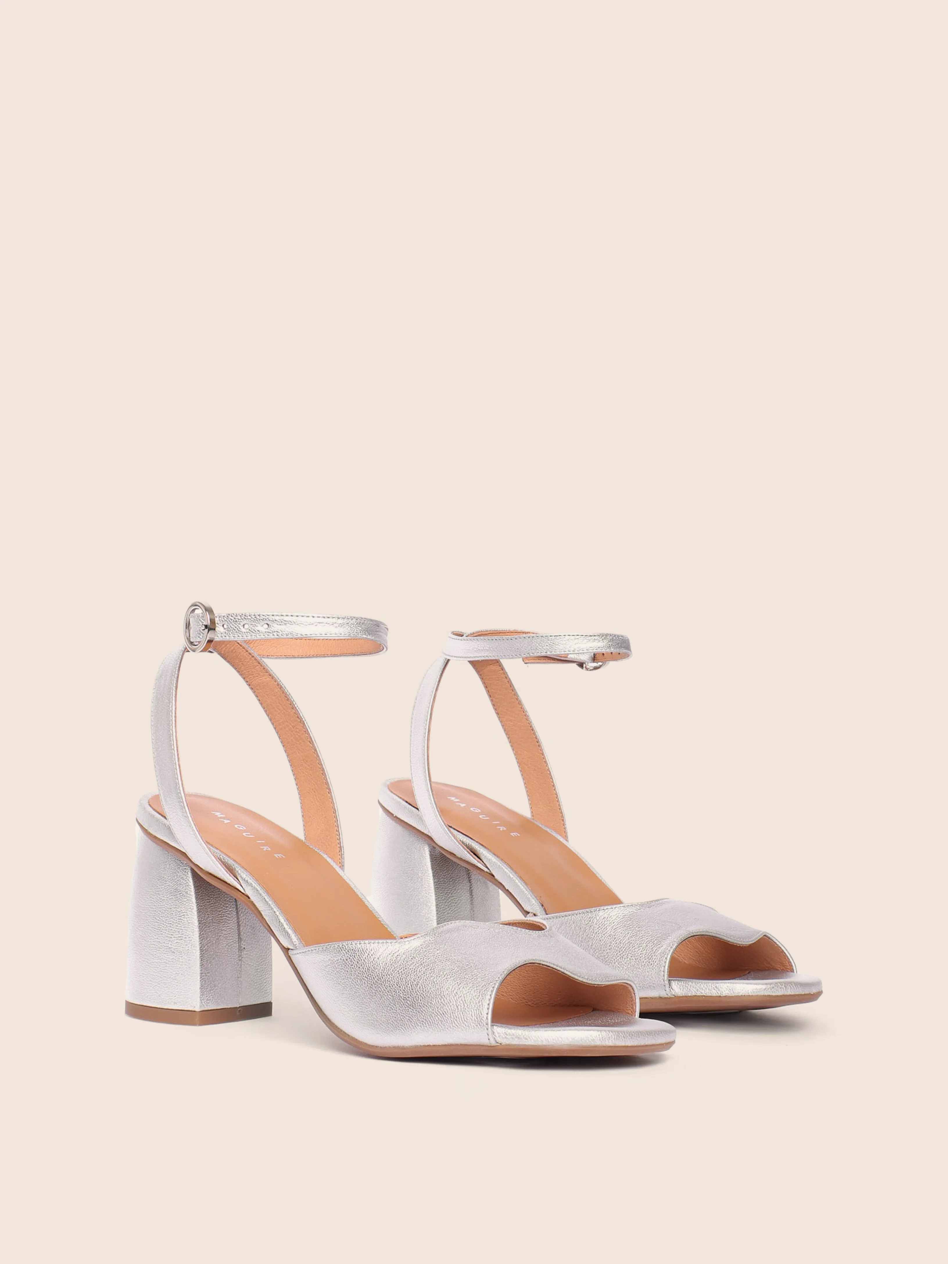 Malaga Silver Heel Chic Look