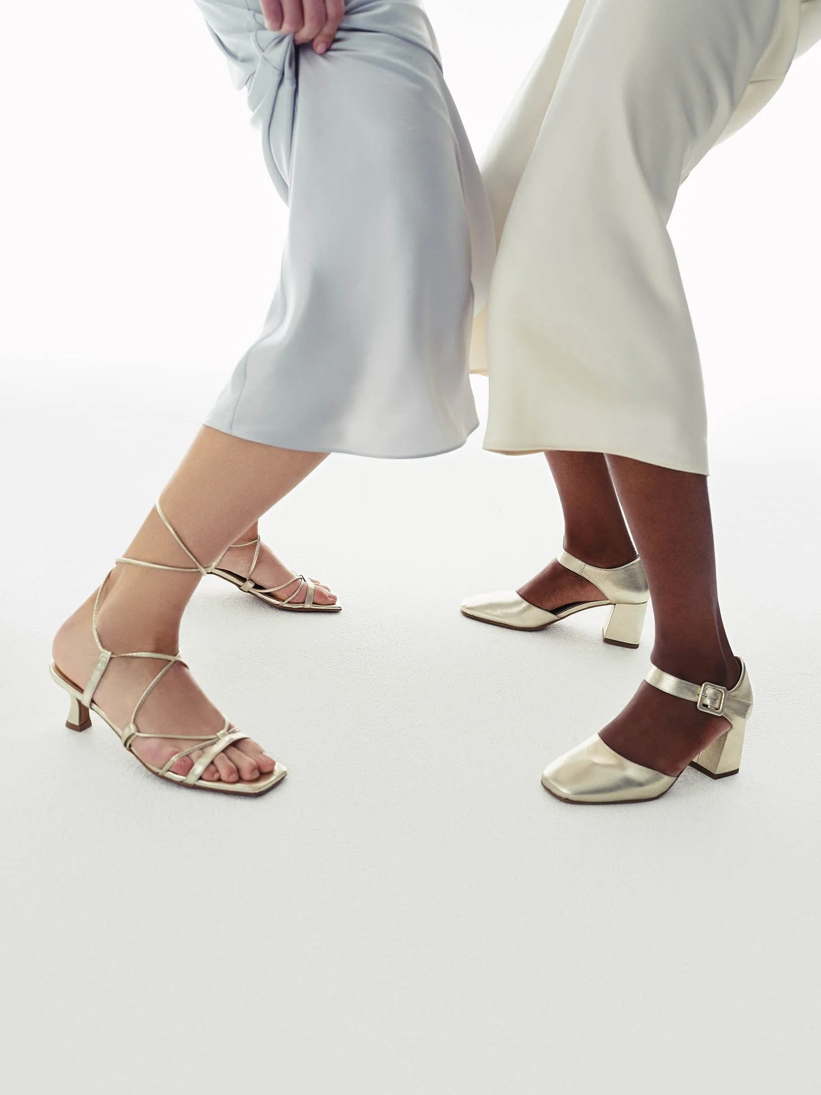 Bold Fashion fun vibe Marbella Gold Mary Jane