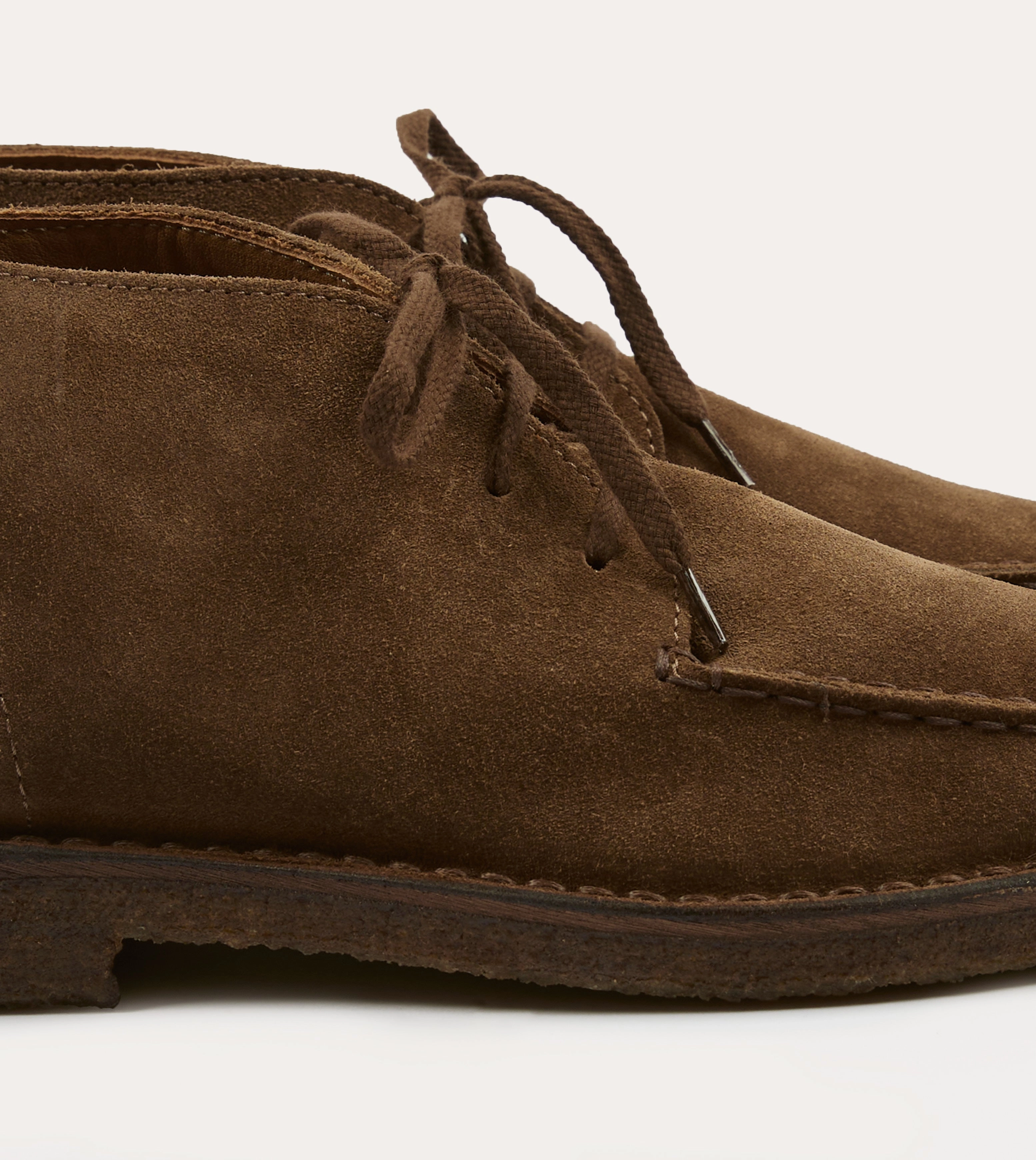 Height Boost Crosby Moc-Toe Chukka Boot Tobacco Suede