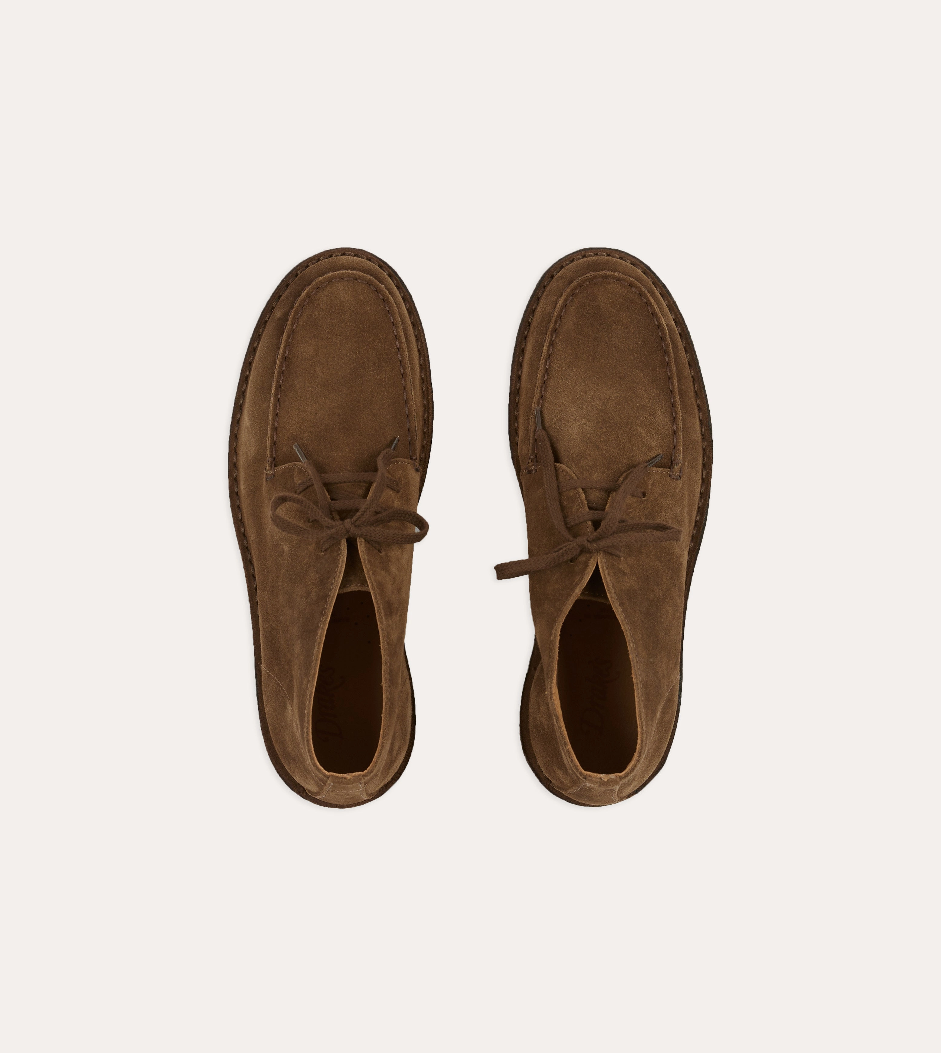 Antistatic Crosby Moc-Toe Chukka Boot Tobacco Suede