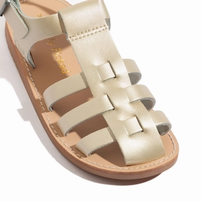 Clean White Platinum Bixby II Sandal
