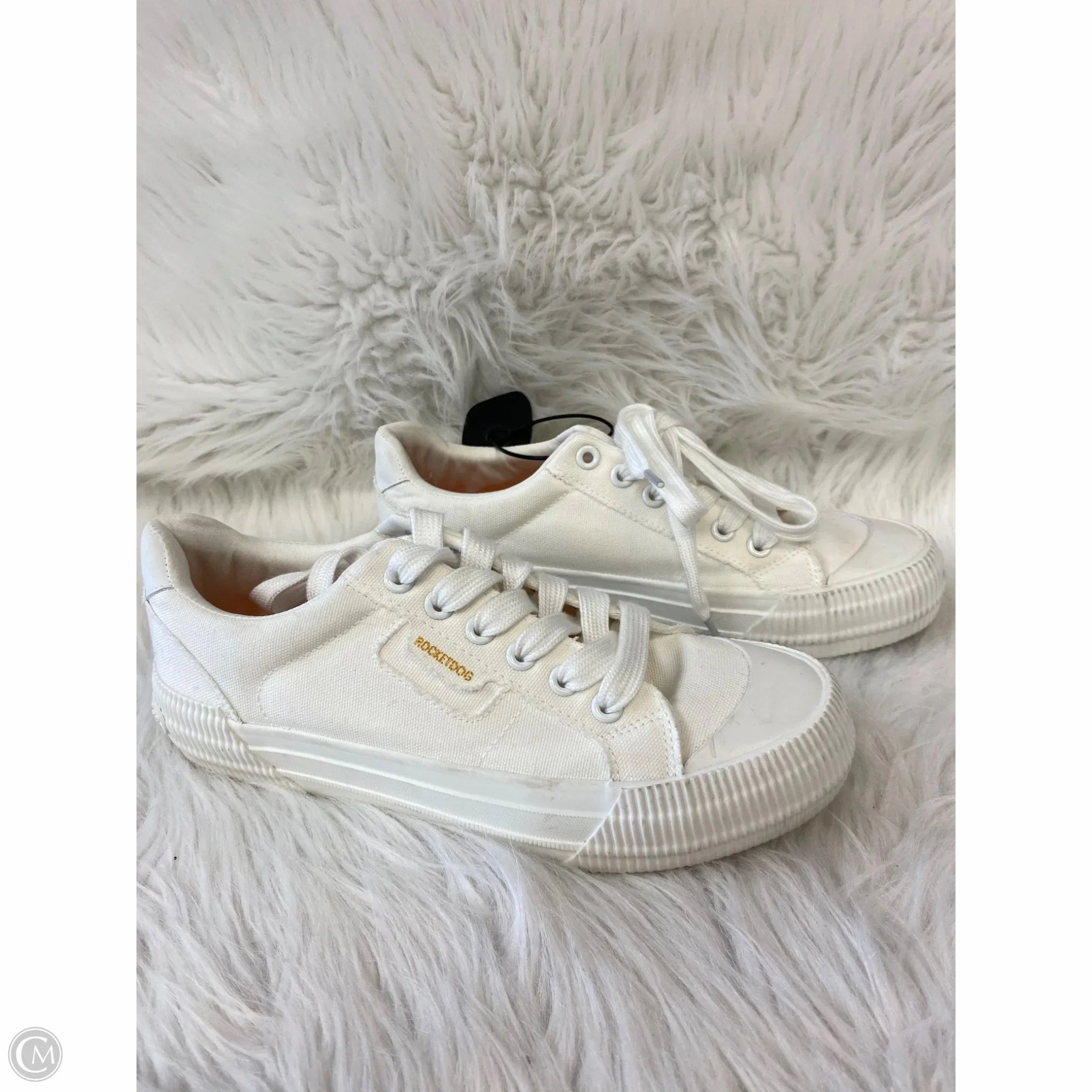 Shoes Sneakers By Rocket Dogs In Cream, Size: 7 Comfort Midsoles casual sneakers