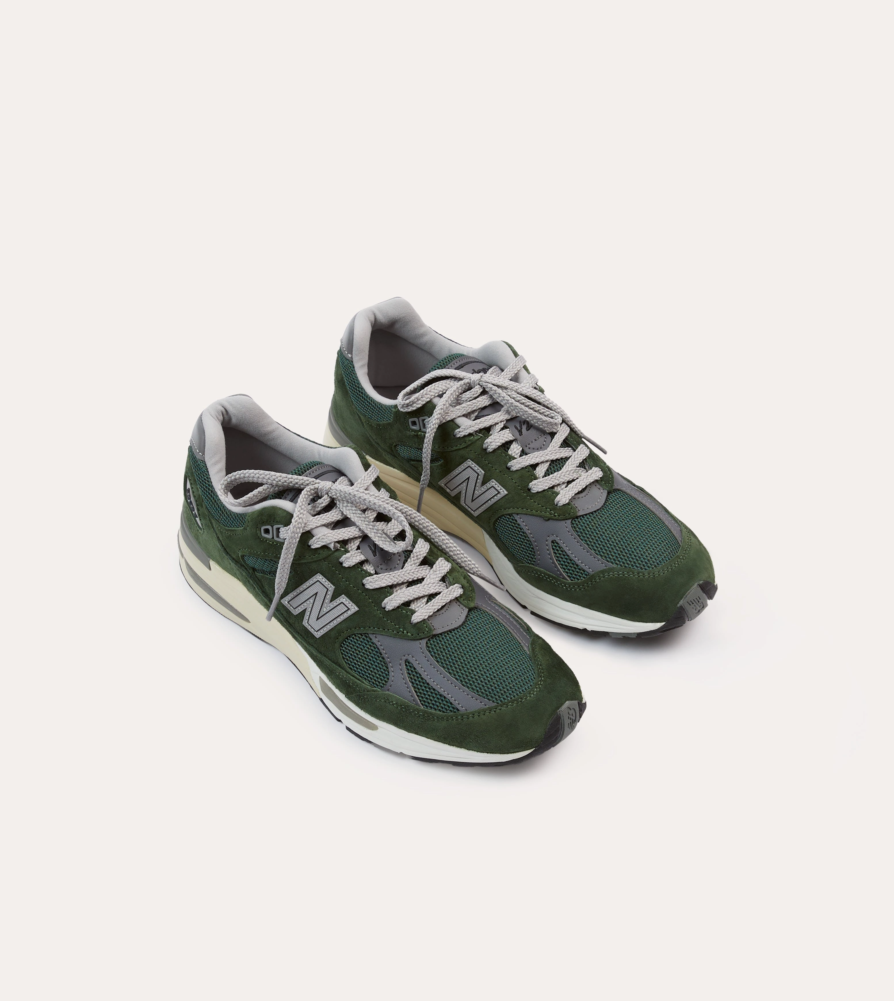 Non Slip Office Workers New Balance Kombu Green Made in UK 991v2 Trainers