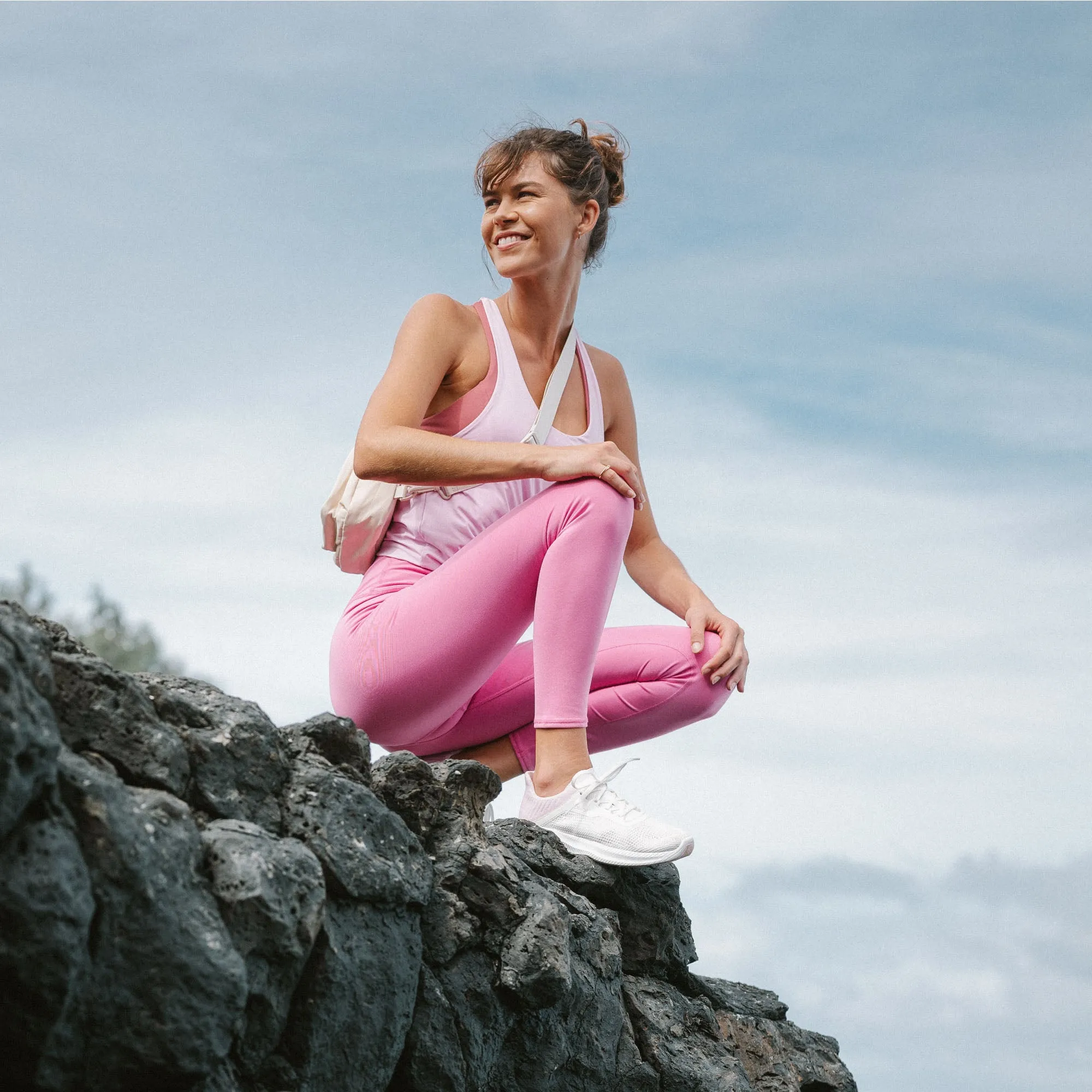 Island Hopper - Bright White / Cotton Candy Friction Resistant Materials Ventilation Ports Design