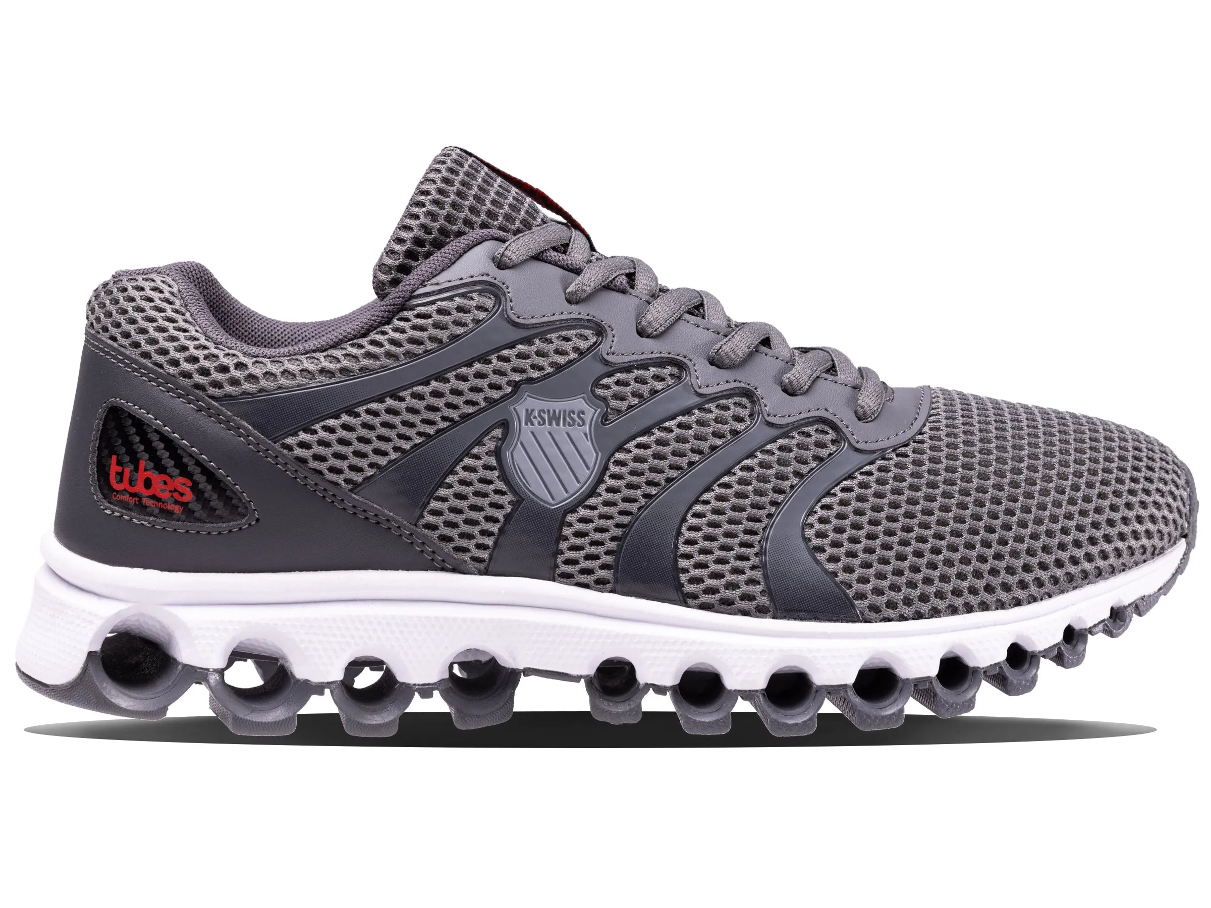 Posture Aligning Footbed synthetic leather 07112-061-XW | TUBES 200 | ASPHALT/JET BLACK/SPICY ORANGE