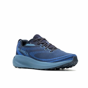 Merrel Men's Morphlite Trail Running Sneakers - Sea/Dazzle Sweat Resistant Frequent Travelers