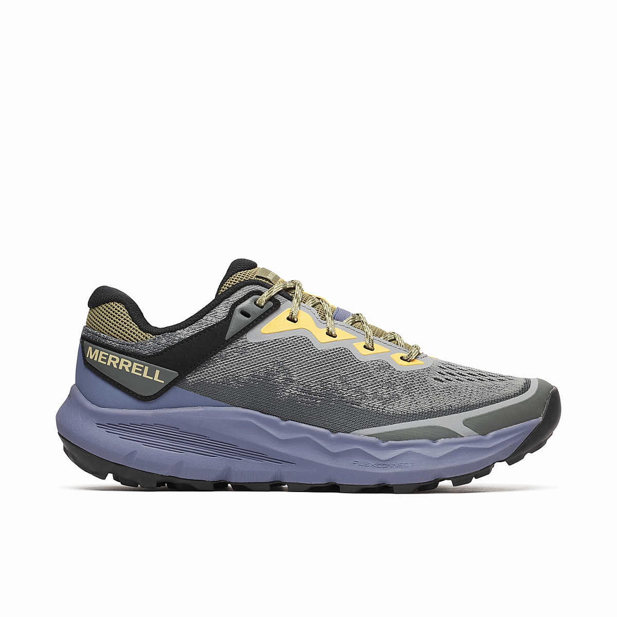 Merrell Men's Nova 4 Trail Running Shoes - Cement Arch Support Standing Workers Shock Absorption Midsole