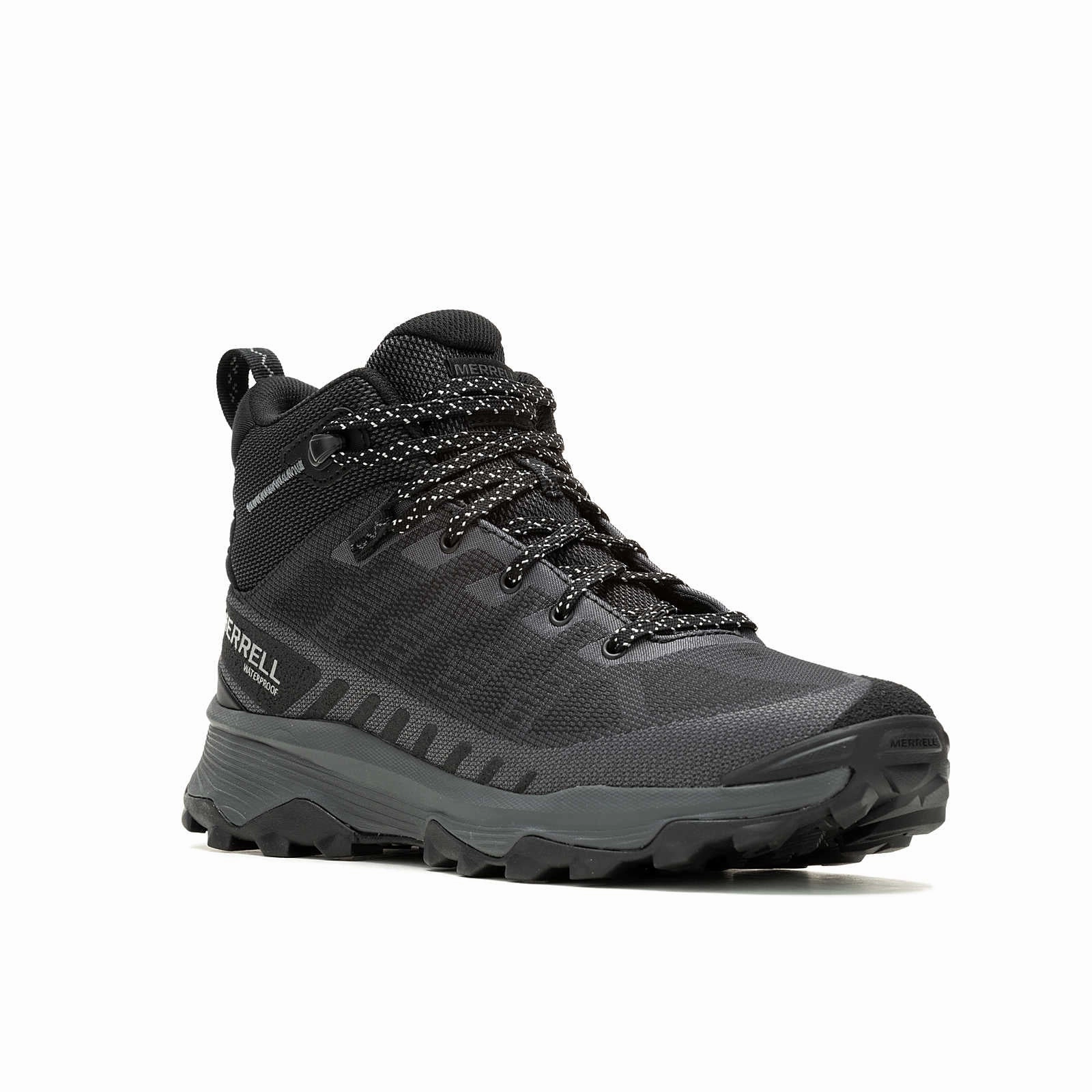 Work Base Hot Pick Merrell Men's Speed Eco Mid Waterproof Boot - Black