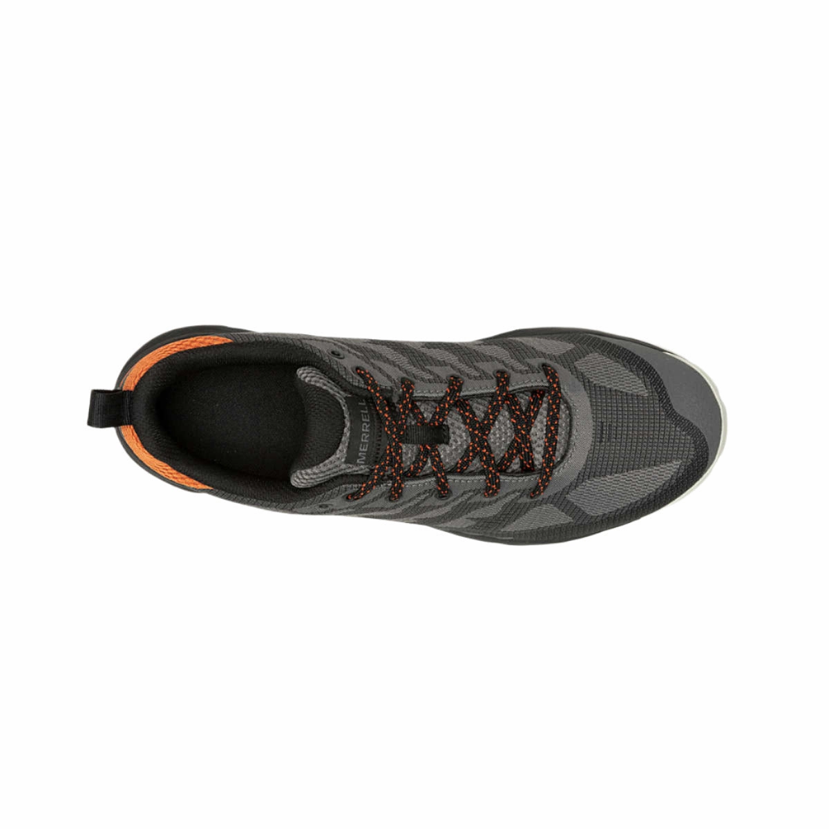 Feather Light Cold Weather Merrell Men's Speed Eco Trail Sneakers - Charcoal/Tangerine
