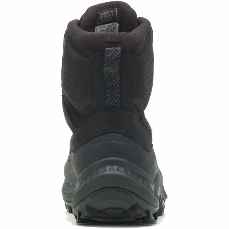 Merrell Men's Thermo Overlook 2 Mid Boot Waterproof w/ Arctic Grip - Black All Time Soft Interior