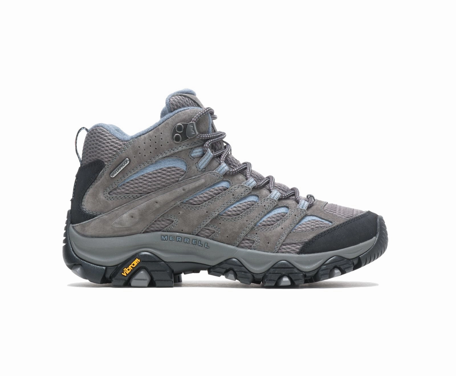 Merrell Women's Moab 3 Mid Waterproof - Granite Muscle Aid Shock Guard