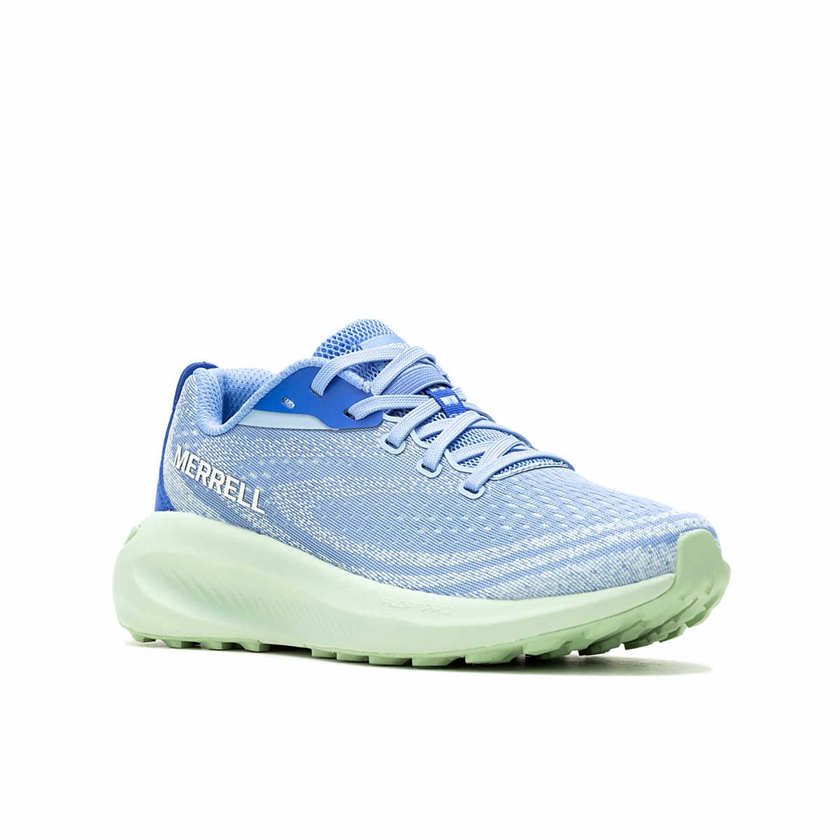Velvet Soft Merrell Women's Morphlite Running Sneakers - Cornflower/Pear