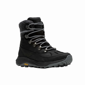 Sail Vibe Secure Fit Lacing System Merrell Women's Siren 4 Thermo Mid Zip Waterproof Boot - Black