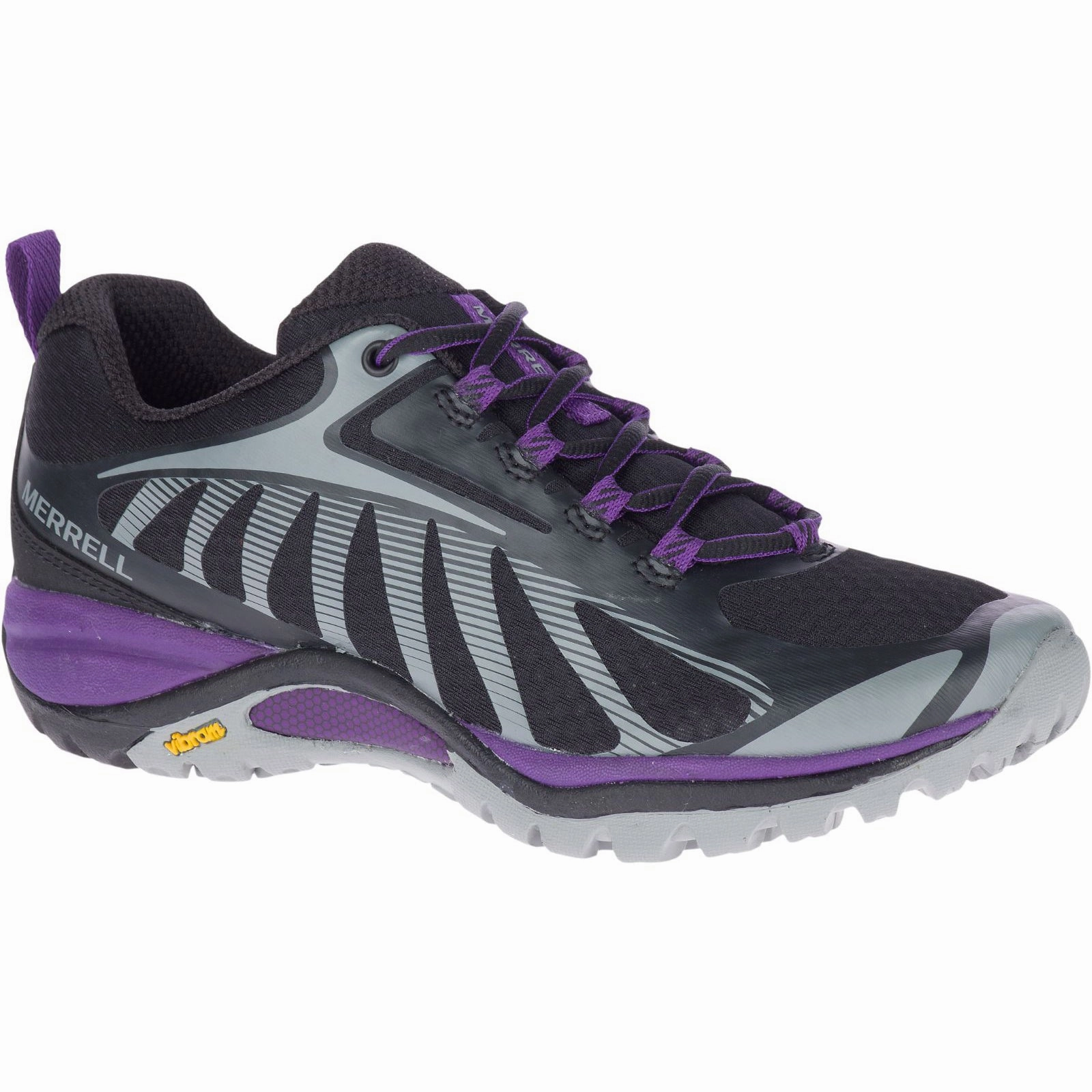 Orthopedic Footbed System Merrell Women's Siren Edge 3 Sneaker - Black/Acai