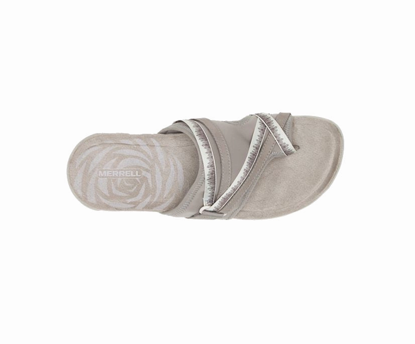 Merrell Women's Terran 3 Cush Post Sandal - Moon Pressure Relief Japan Neat