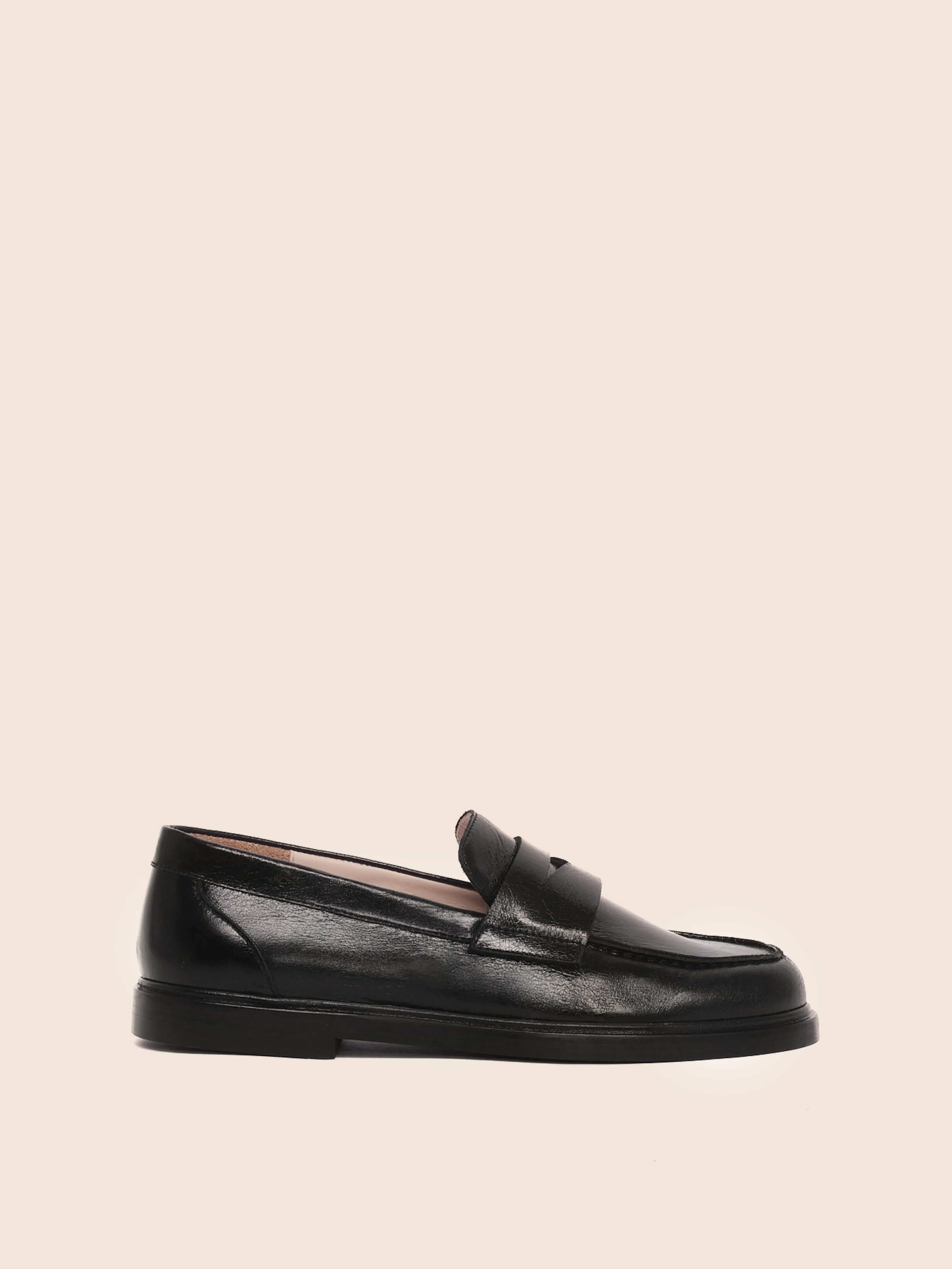 Orio Black Loafer heel cup Boat Mood