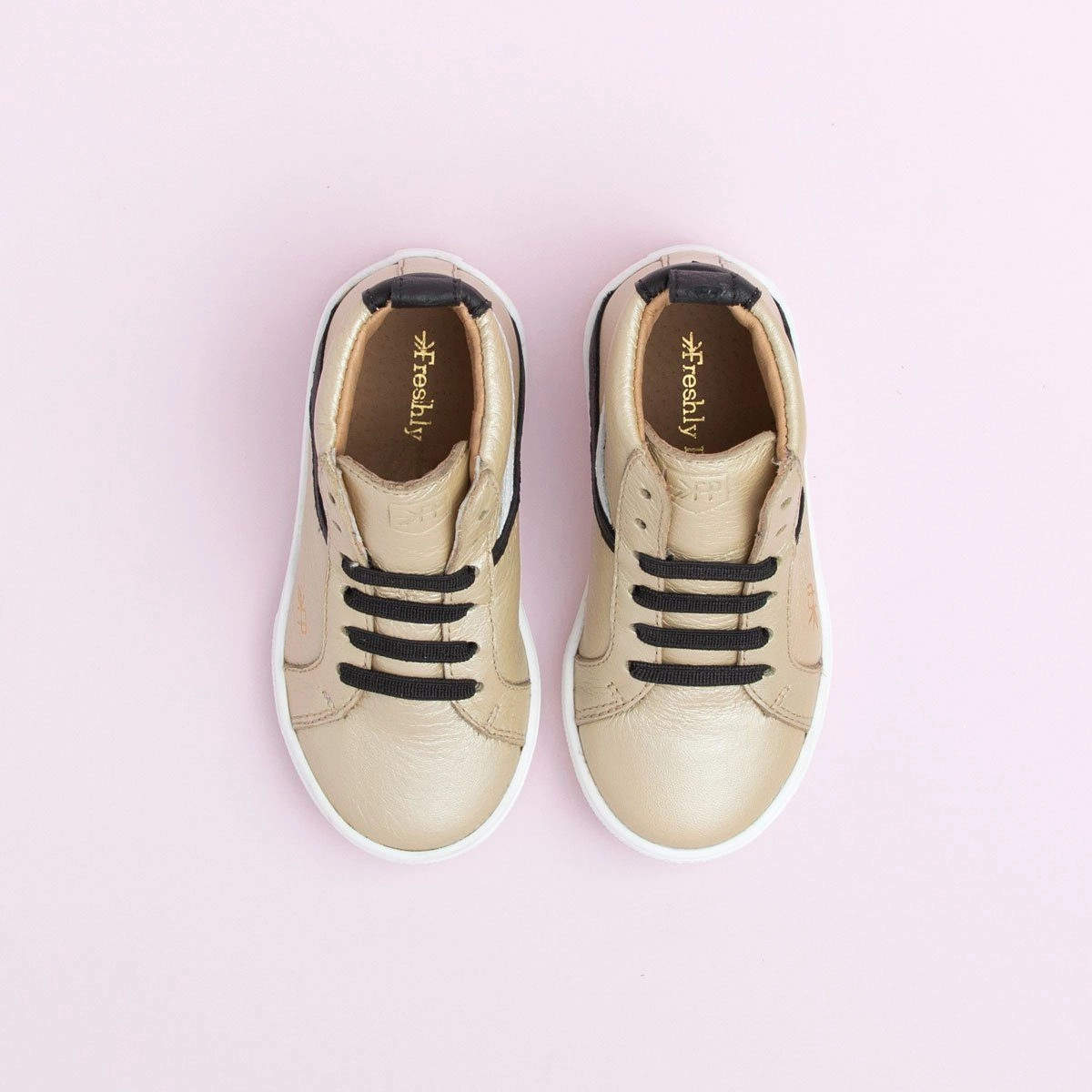 Platinum High Top Sneaker Airflow System