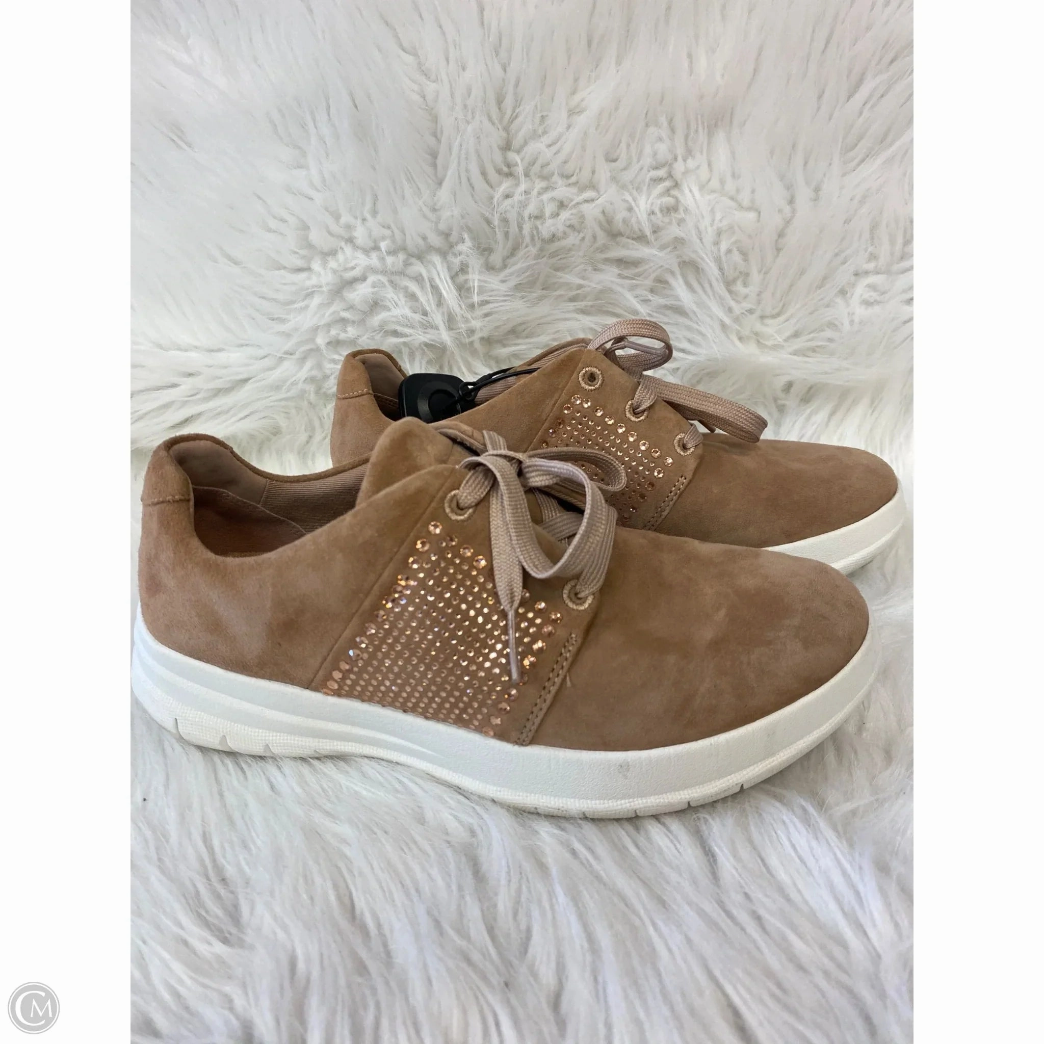 Slip On Style Anti Odor Coating Shoes Sneakers By Fitflop In Brown, Size: 7