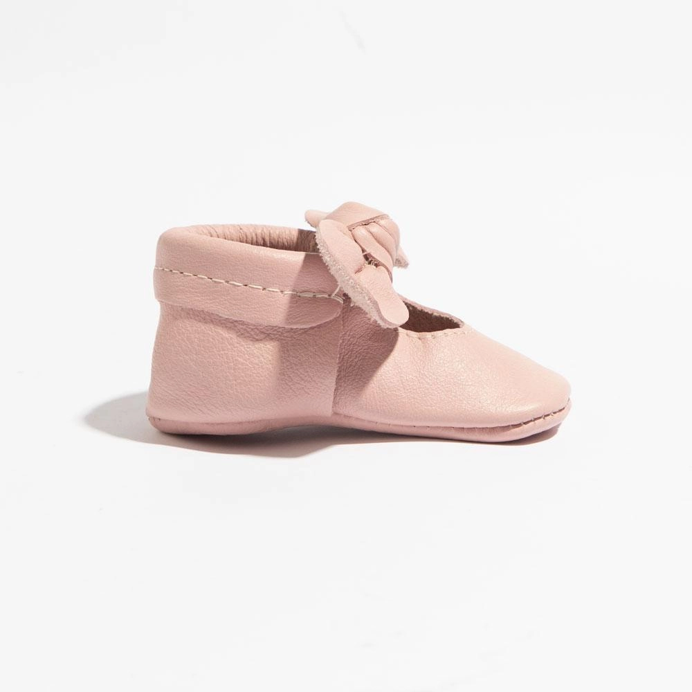 Blush Knotted Bow Baby Shoe FlexConstruction Spring kids' outfits