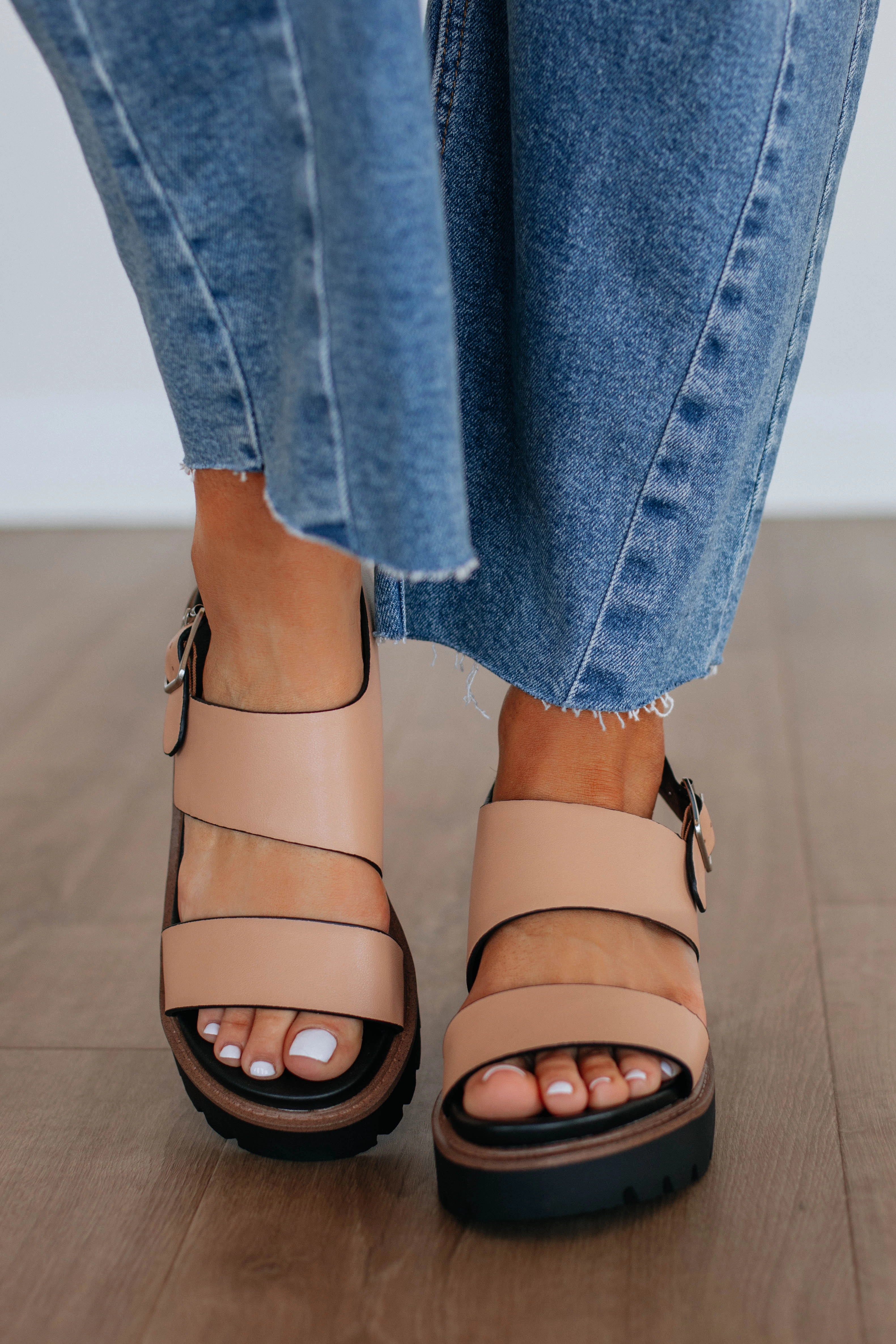 Attitude Upgrade Heels - Tan Slip Resistant Design