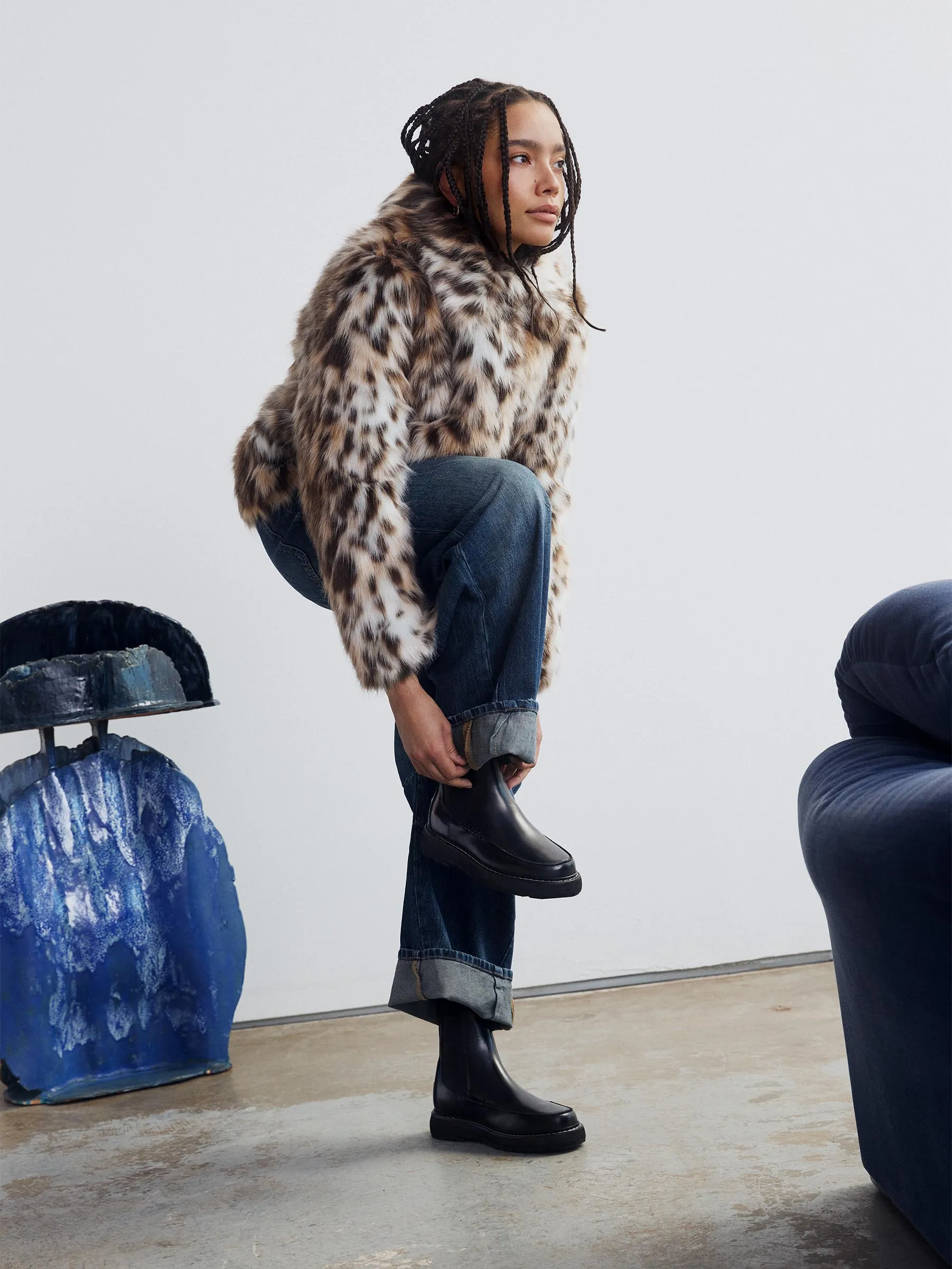 Soft Touch Dance Edge Lagoa Black Brushed Unlined Boot