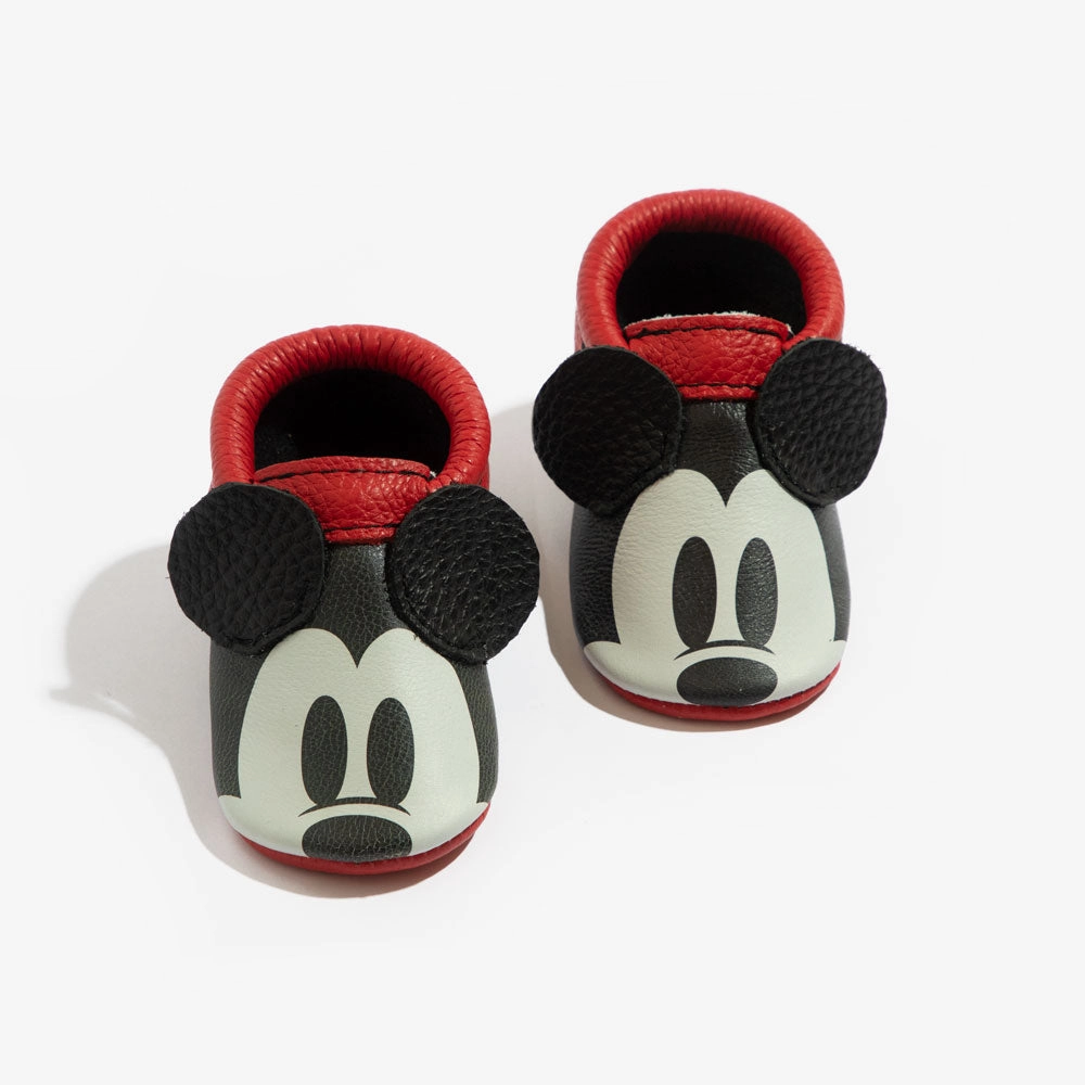 Mickey Ears City Baby Shoe Velcro Closure