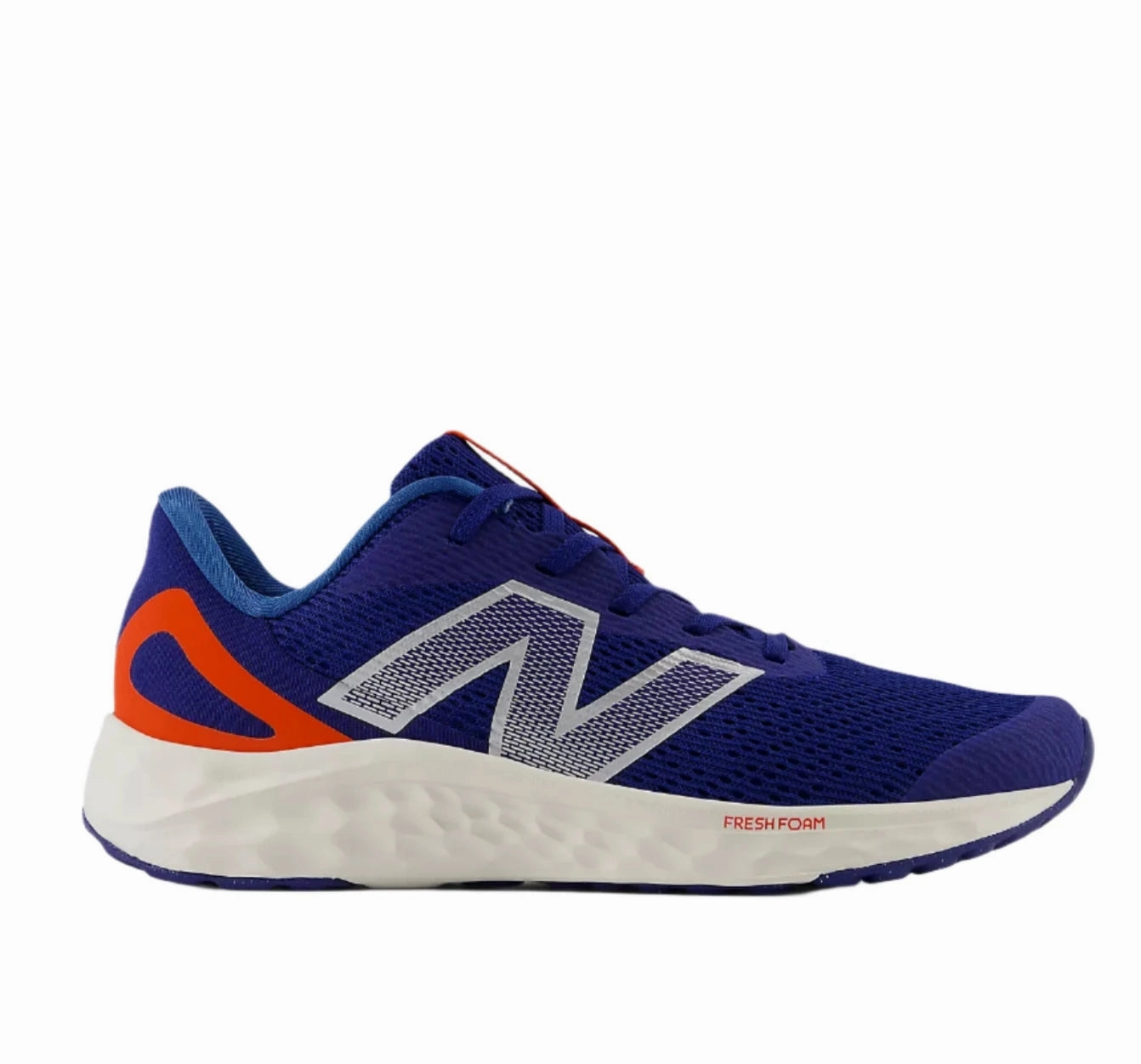 Clear Glow Slip Resistant Sole New Balance Kids (Sizes 3.5-7) Fresh Foam Arishi V4 - Inkwell