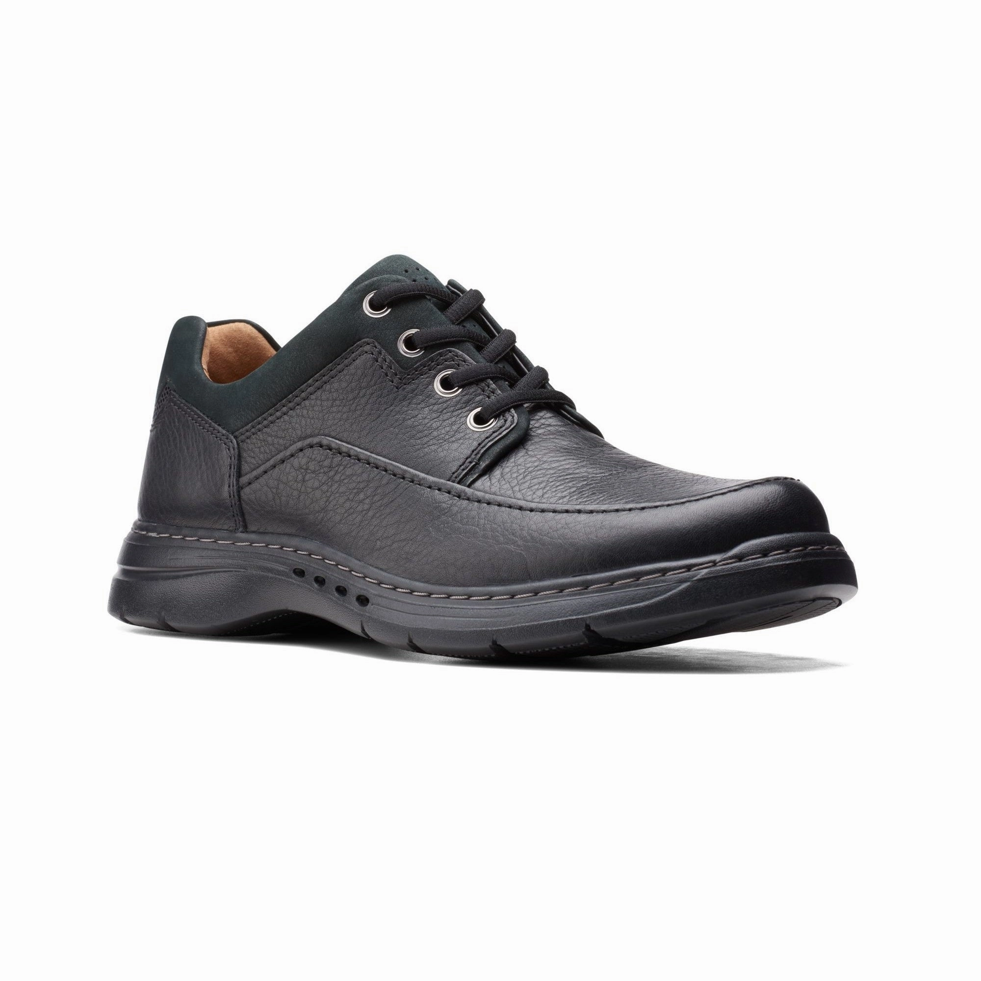 Quick Life Dual Tone Clarks Men's Un Brawley Lace - Black