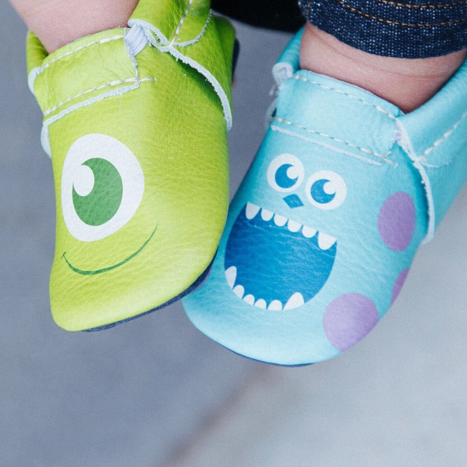 Double Layered Sole Mike and Sully City Baby Shoe
