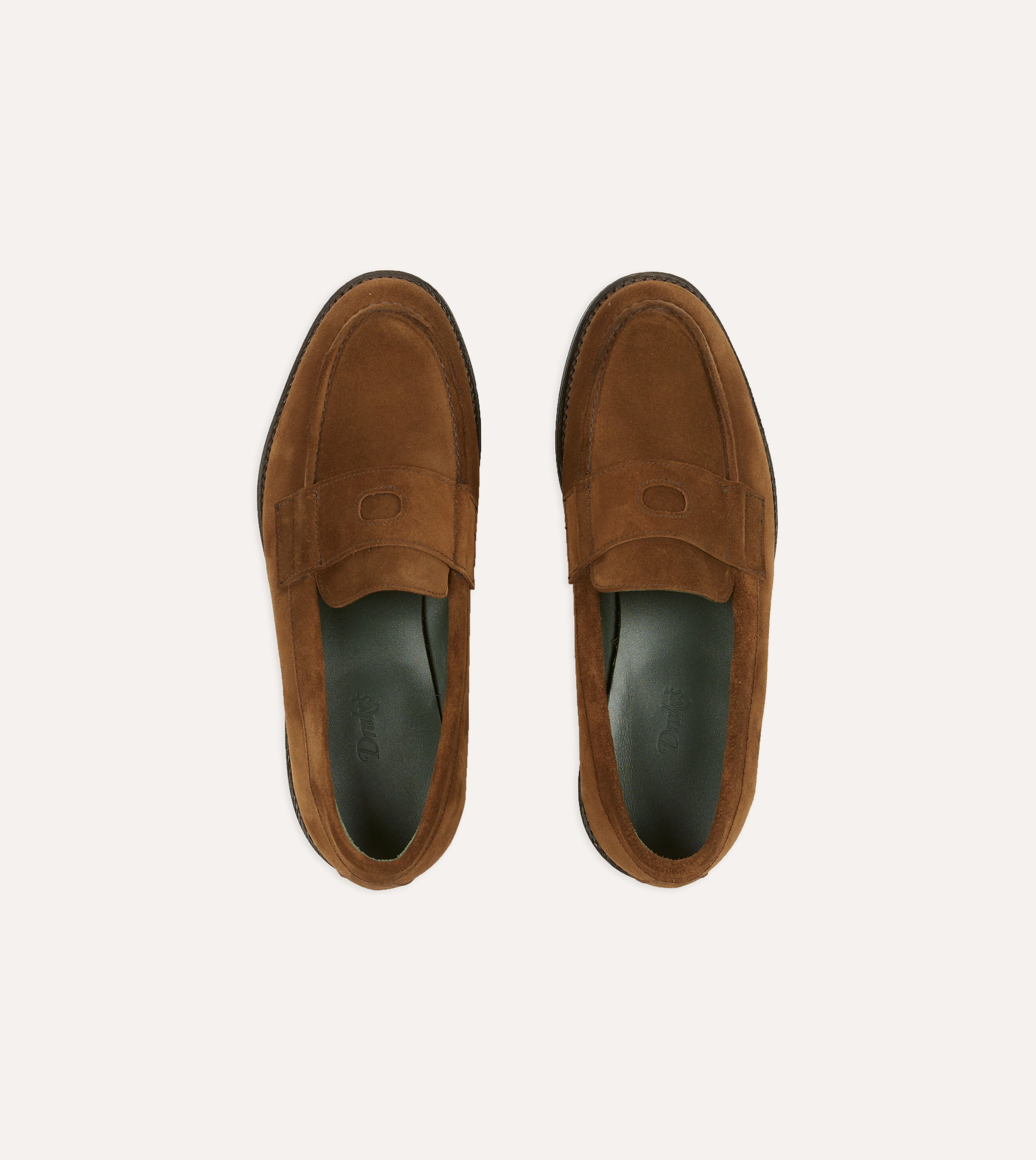 Snuff Suede Charles Goodyear Welted Penny Loafer Urban Shade