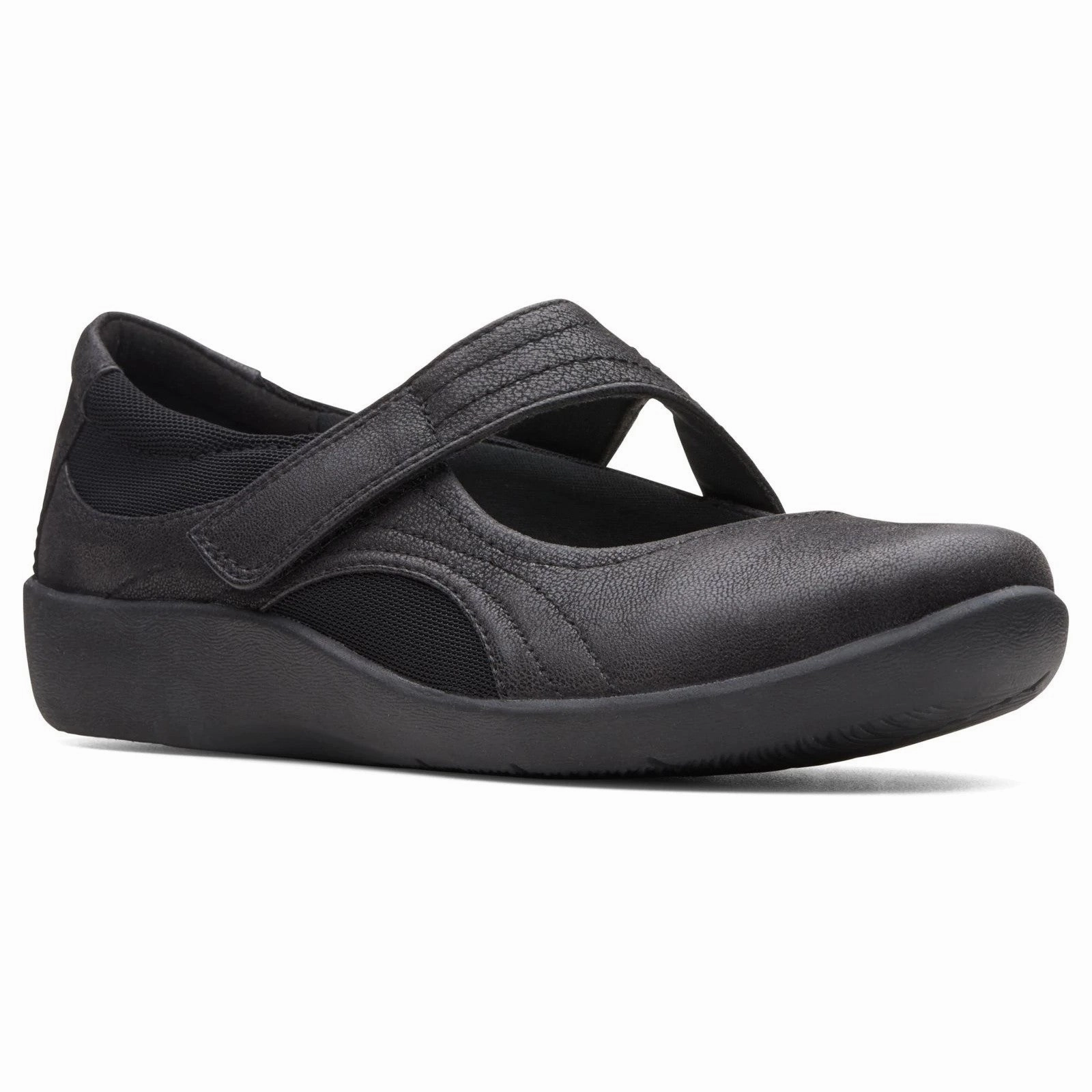 Clarks Women's Sillian Bella Mary Jane - Black Winter Base