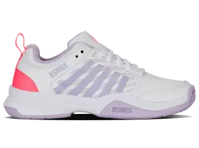 94428-182-M | COURT EXPRESS 2 | WHITE/ORCHID PETAL/NEON BLAZE Wide Base Sport Active