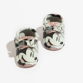 Minnie Mouse Bow Baby Shoe Double Layered Sole Patterned kids' clothes