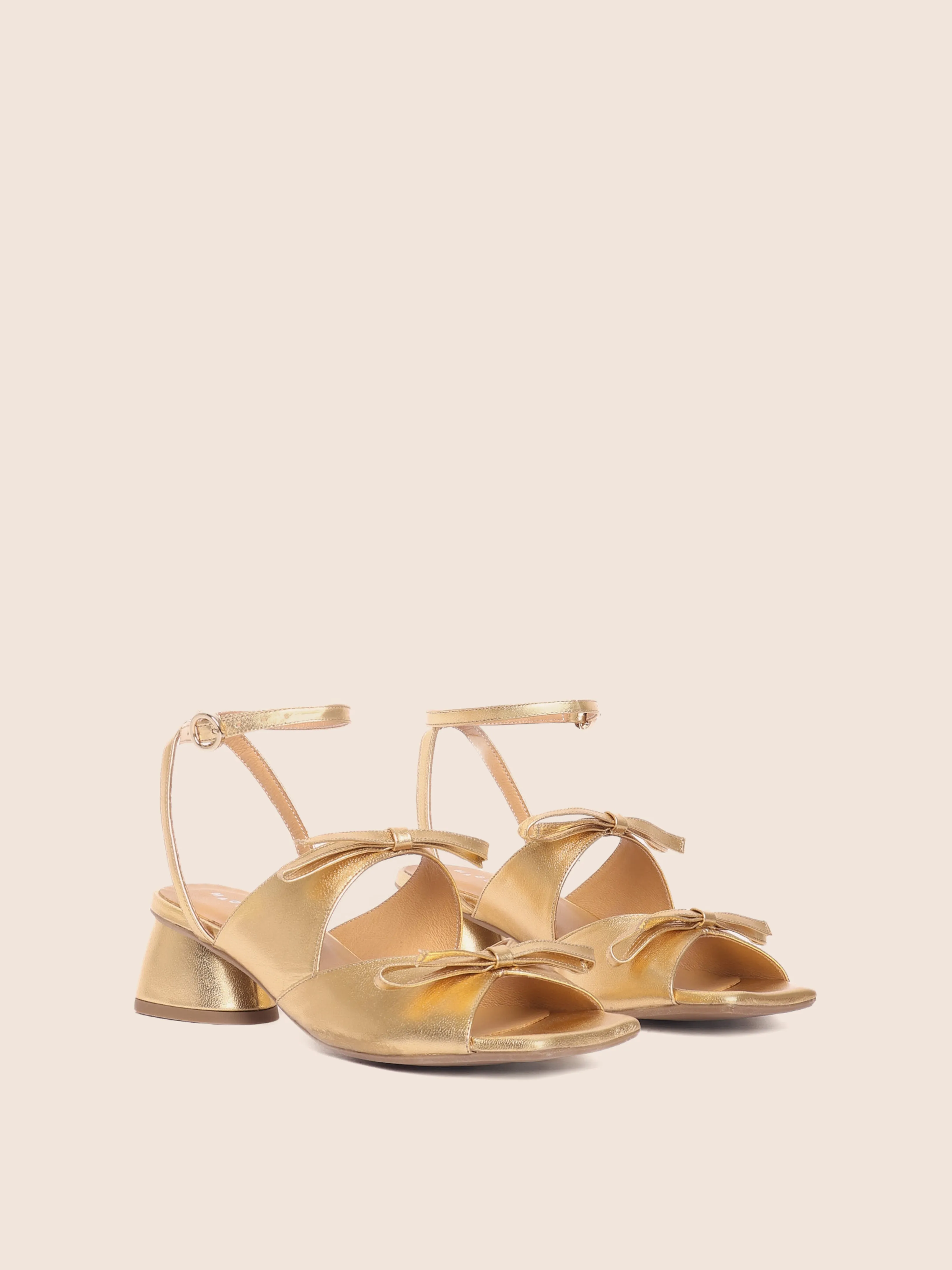 Mira Gold Heel Luxury Fit