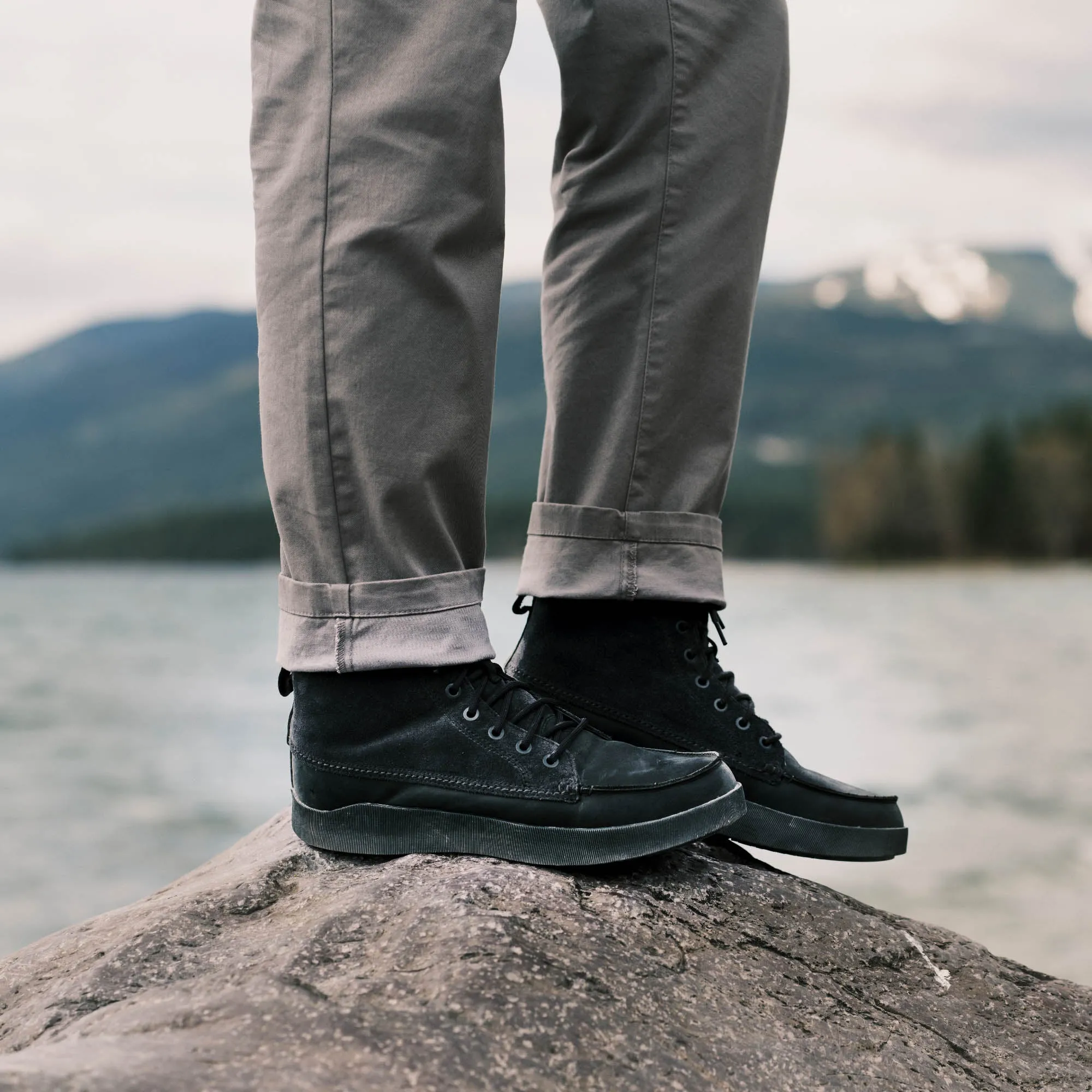 Mlina Suede - Lava Rock Outdoor Mission High Traction Stylish Explorer