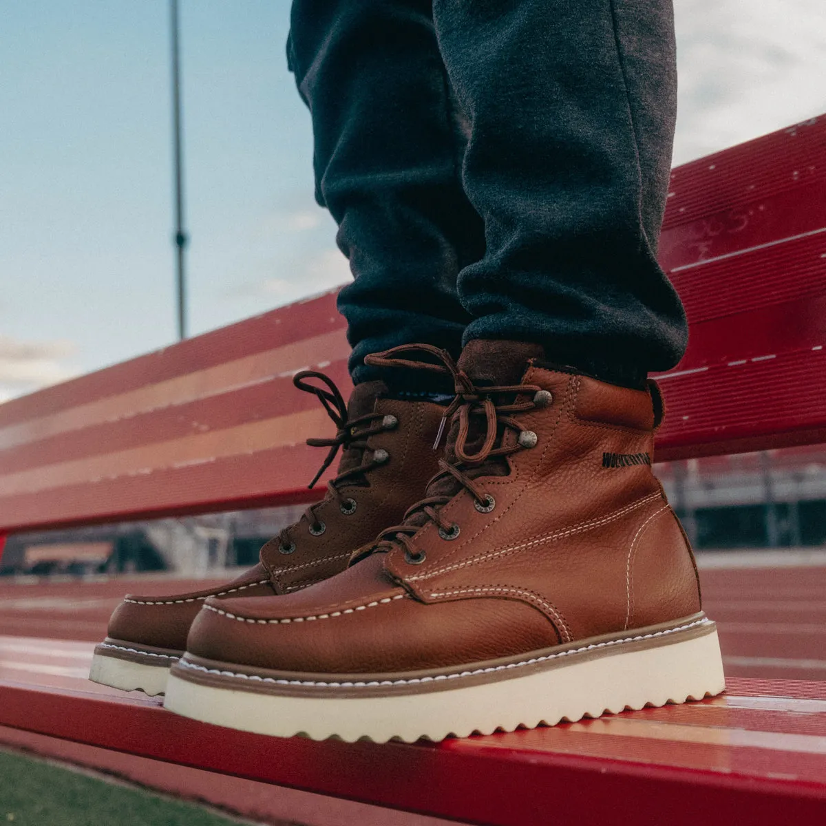 Moc-Toe 6" Steel Toe - Mens Padded cushioning