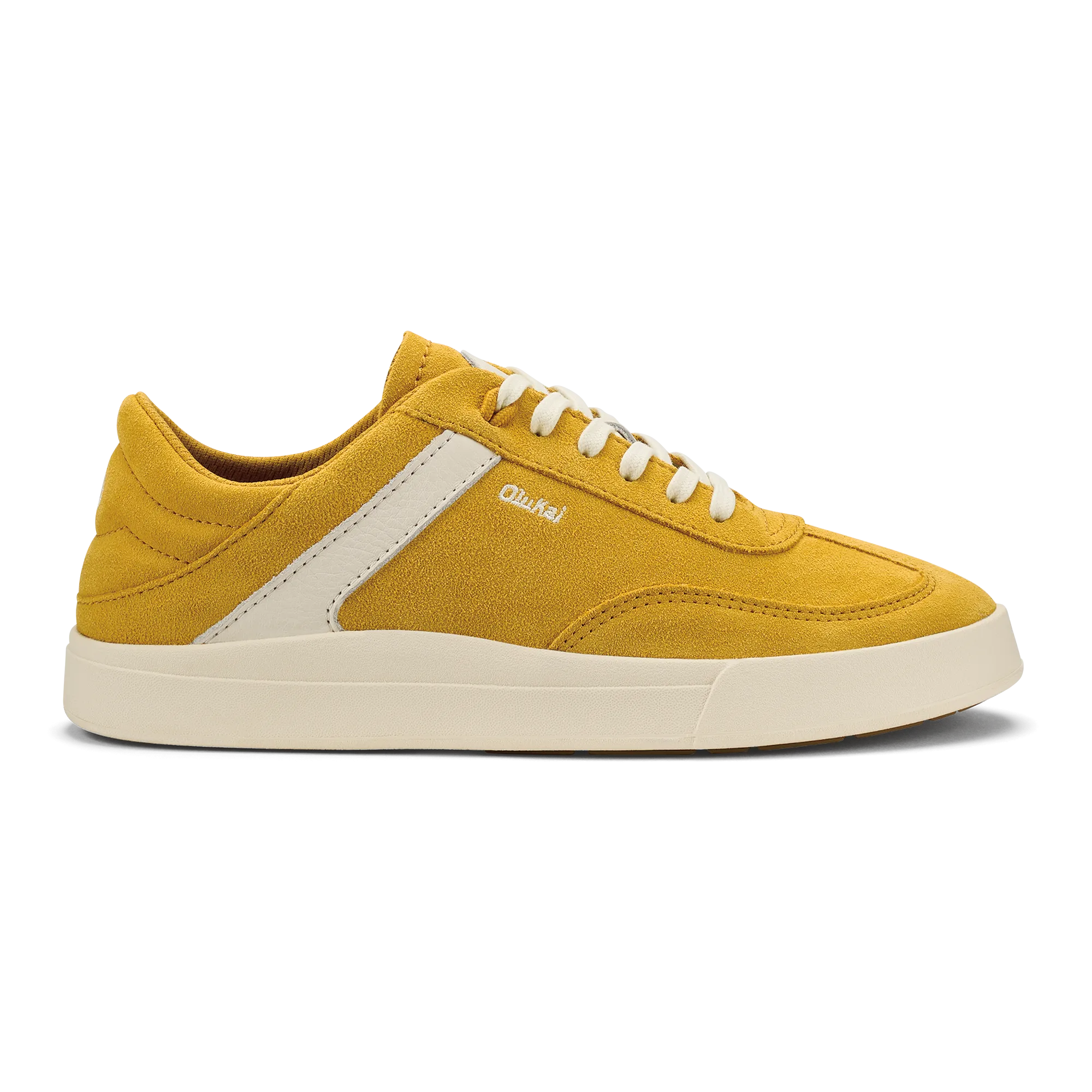 Velvet Soft Reinforced heel Hupu - Mustard / Off White