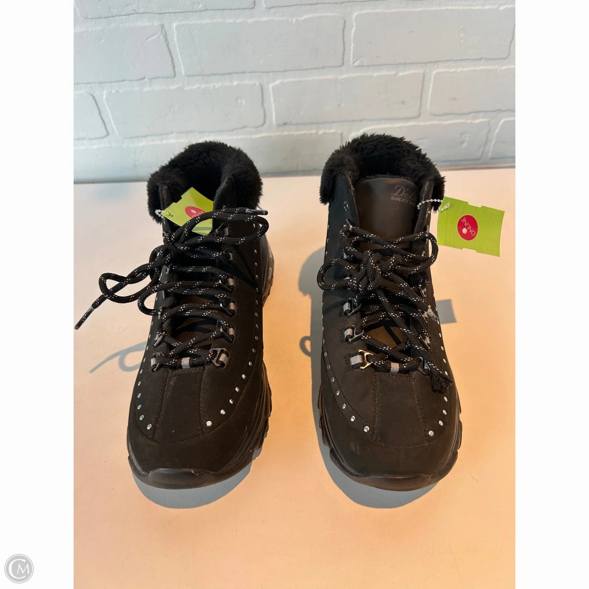 Shoes Sneakers By Skechers In Black, Size: 8.5 Tension Balanced Lacing Eco Friendly