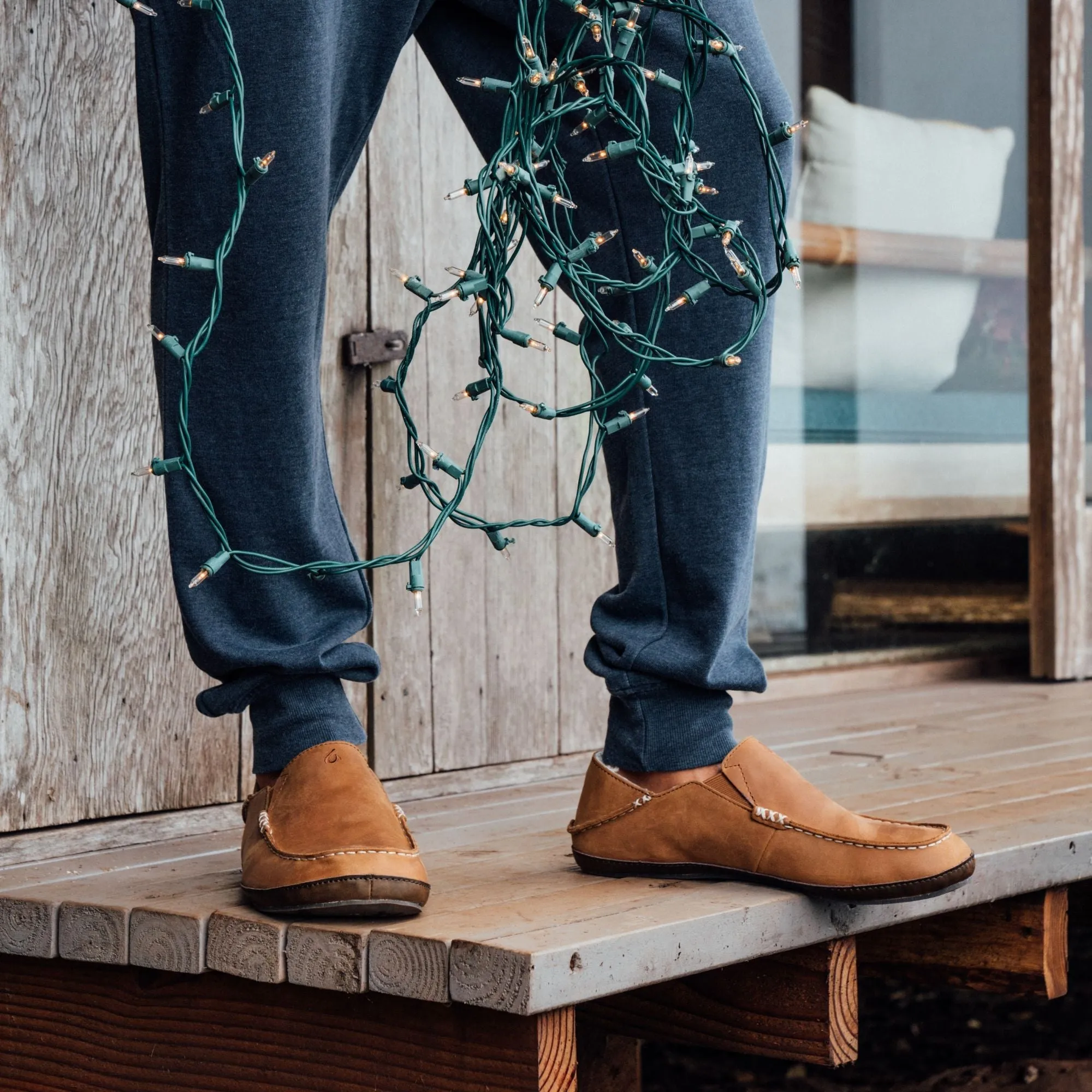 Molo Slipper - Toffee / Dark Wood Everyday Footwear Stylish Construction