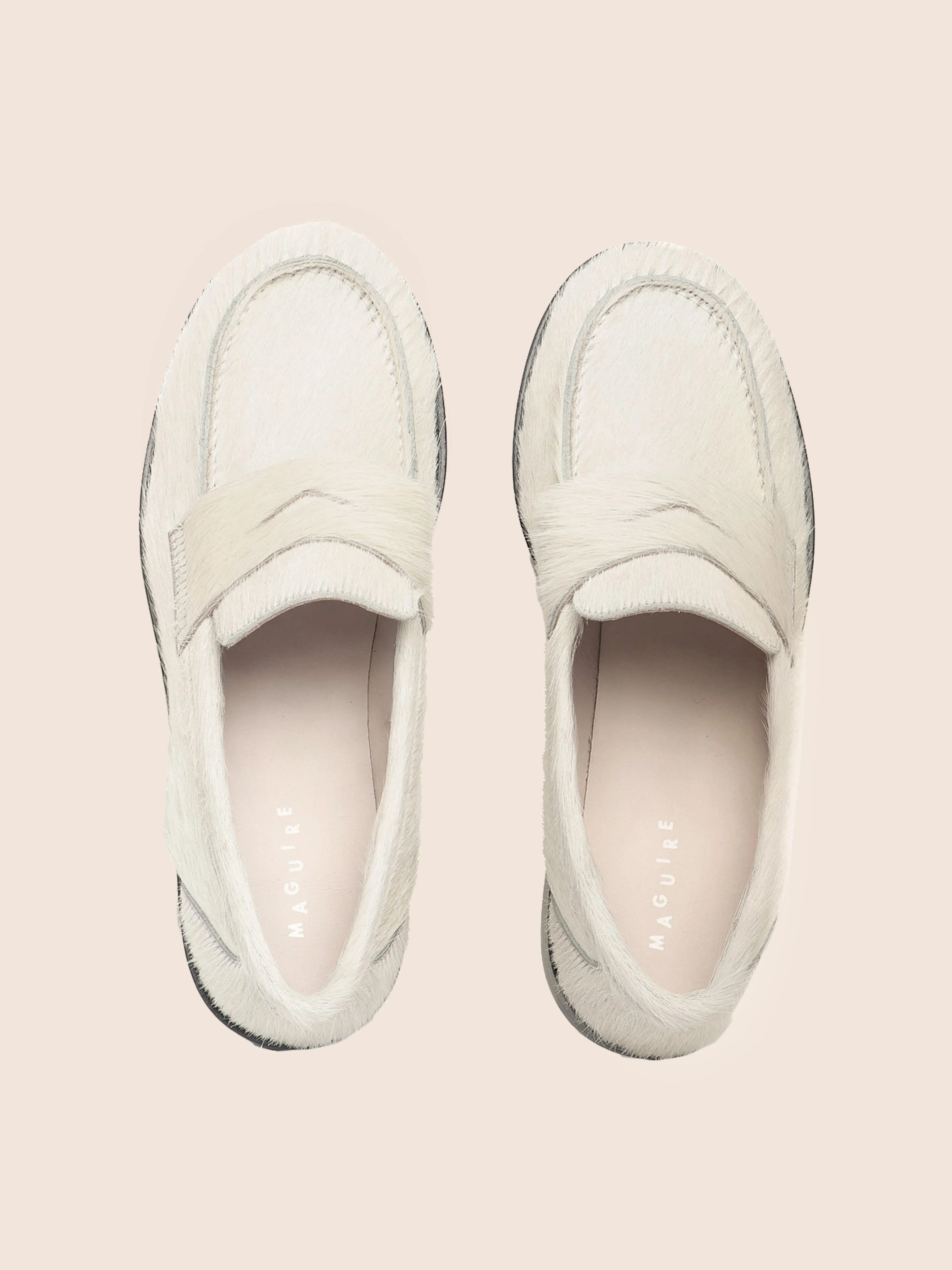 Lazy Mood Orio White Loafer