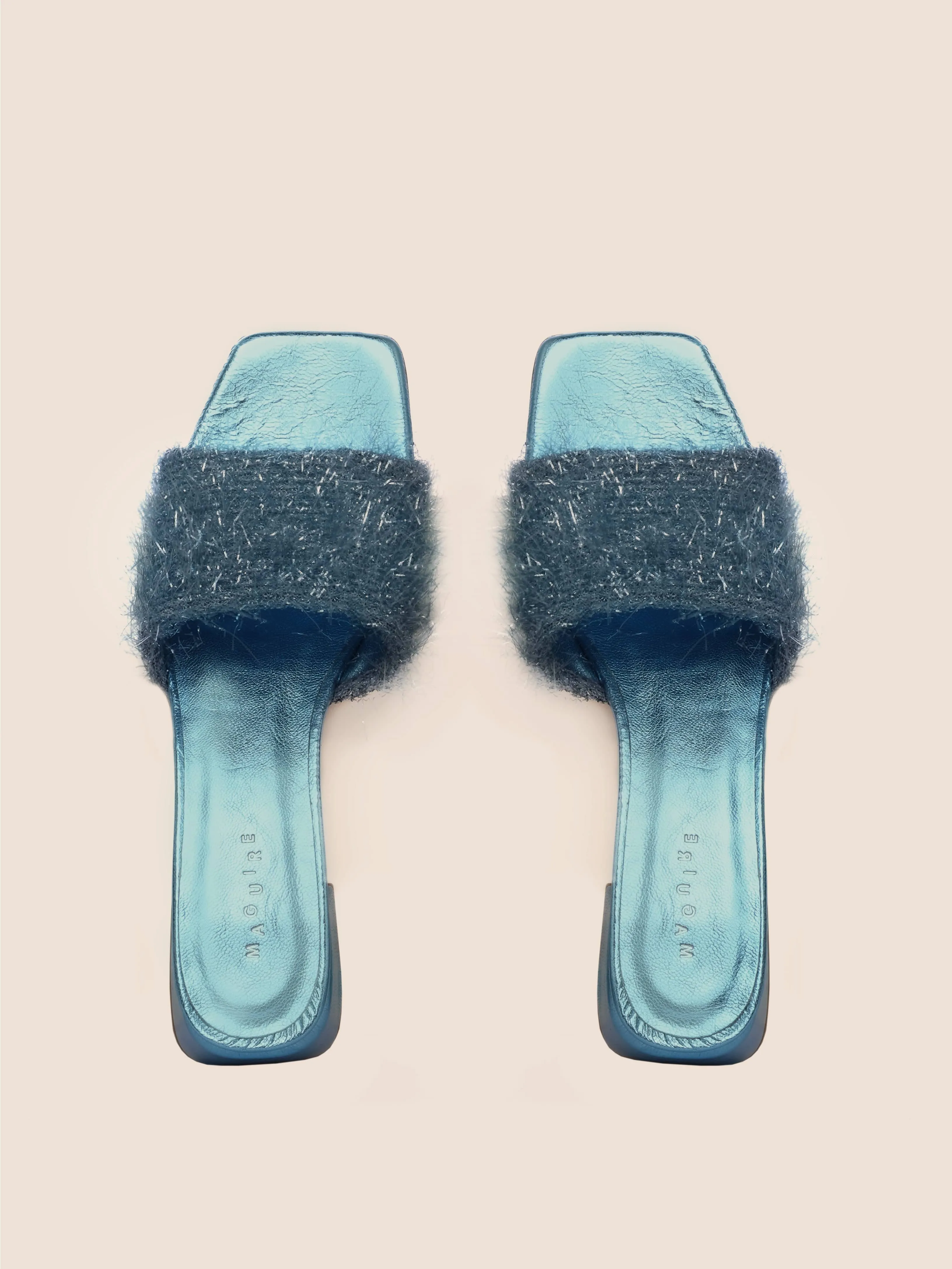 Mrida Blue Sandal Block Boot