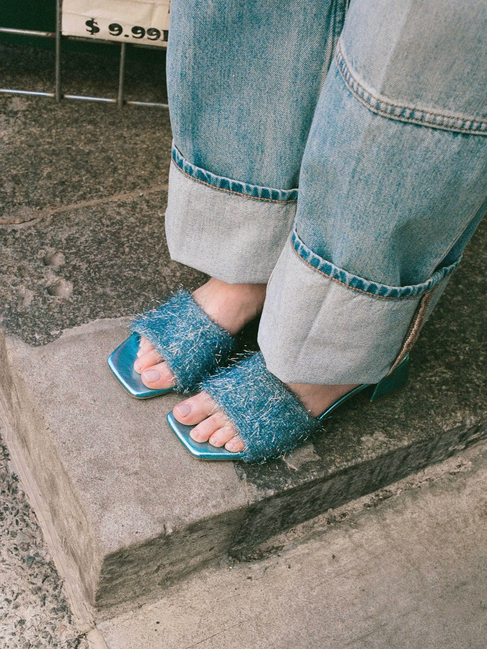 Fashion Statement Stylish Footwear Mrida Blue Sandal