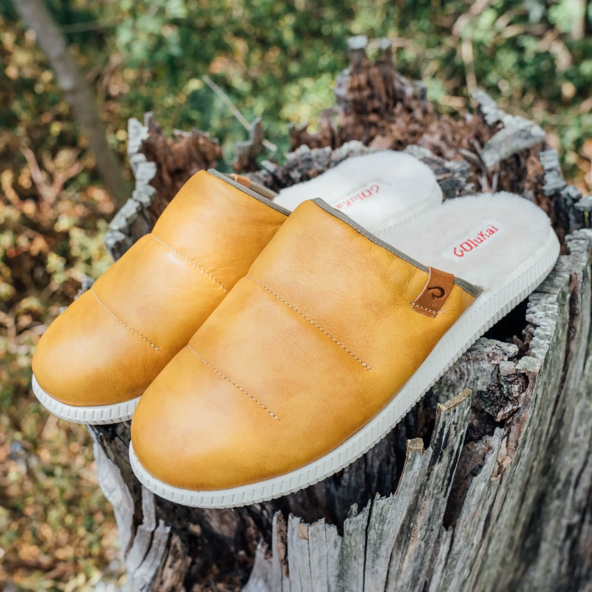 High   Quality Simple Relax Sandal Mua 'Ili - Golden Sand / Bone