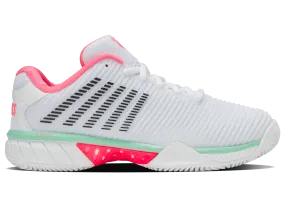 Canvas Slip Resistant All Weather 96614-178-M | HYPERCOURT EXPRESS 2 CLAY | WHITE/NEON PASTEL PINK/BLACK